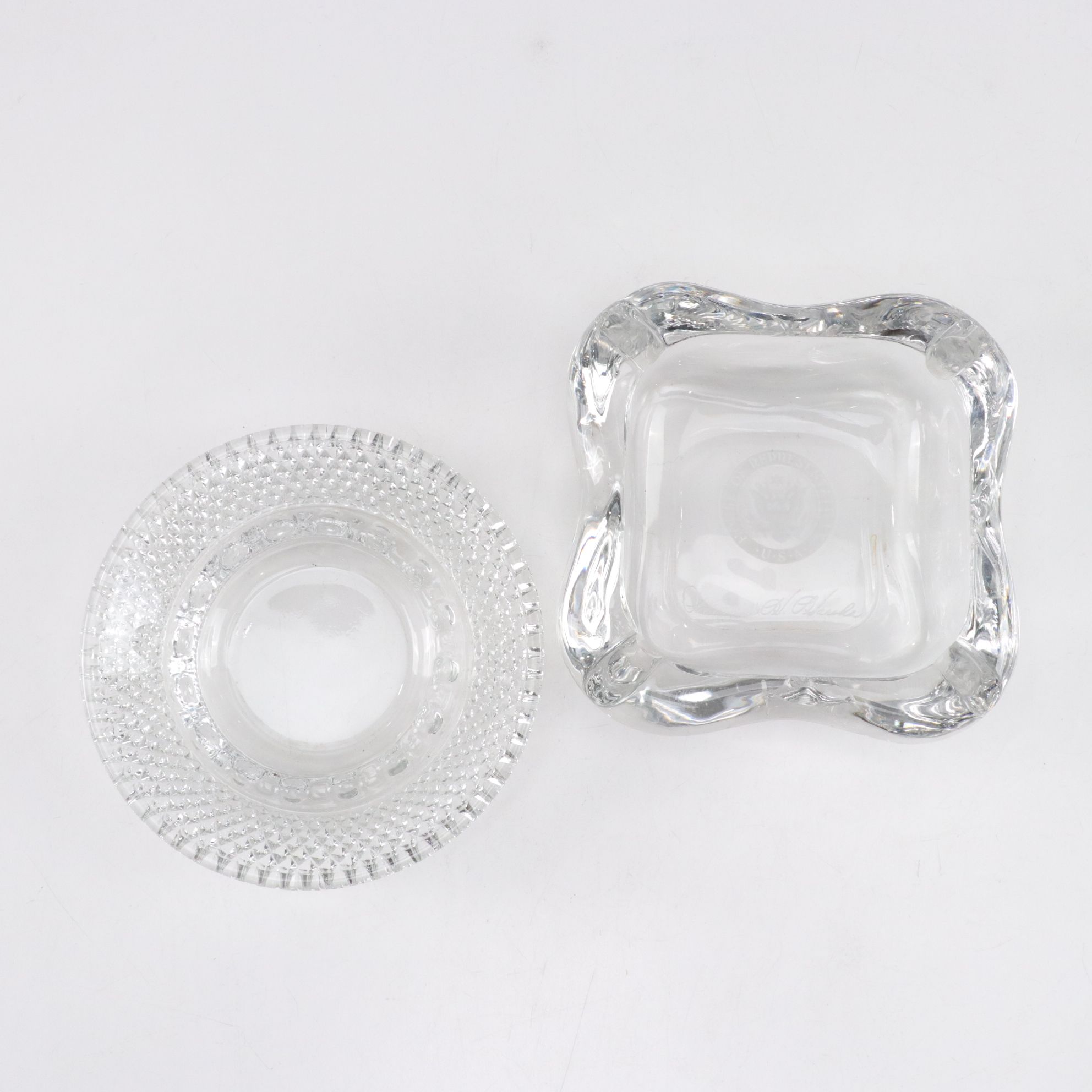 Blown Ombre Glass Bowl with Ashtrays, Snow Globes & Mugs