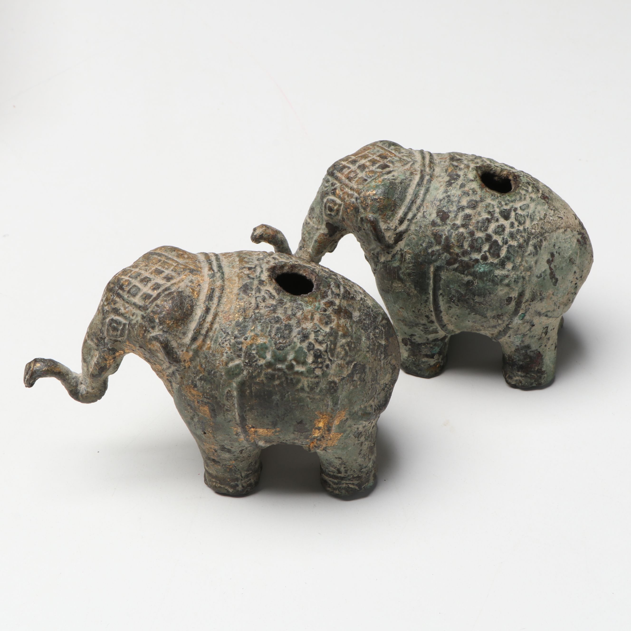 Kashmiri Gilt Papier-Mâché Box with Arabic Dallah Coffee Pot and Other Décor