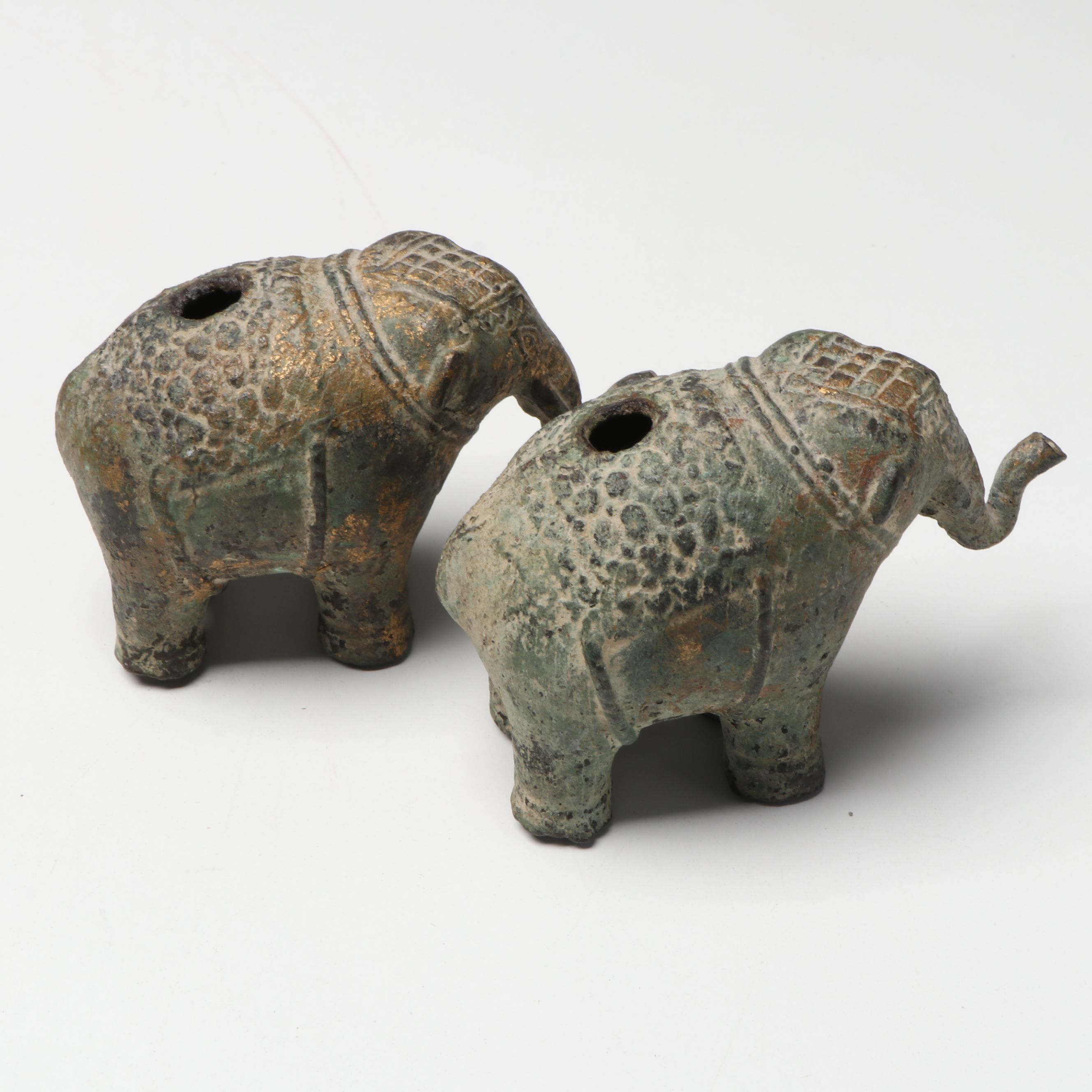 Kashmiri Gilt Papier-Mâché Box with Arabic Dallah Coffee Pot and Other Décor