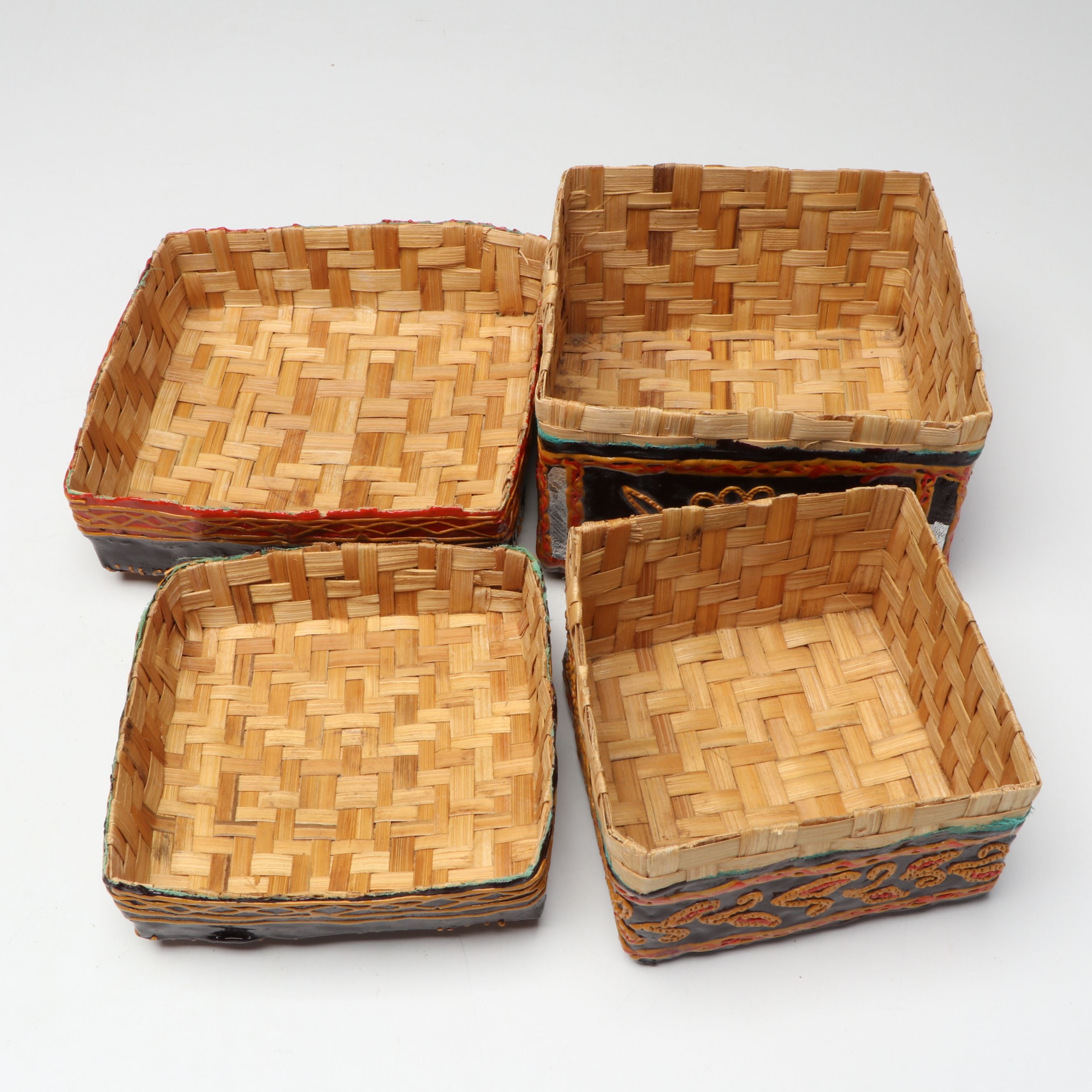 Kashmiri Gilt Papier-Mâché Box with Arabic Dallah Coffee Pot and Other Décor