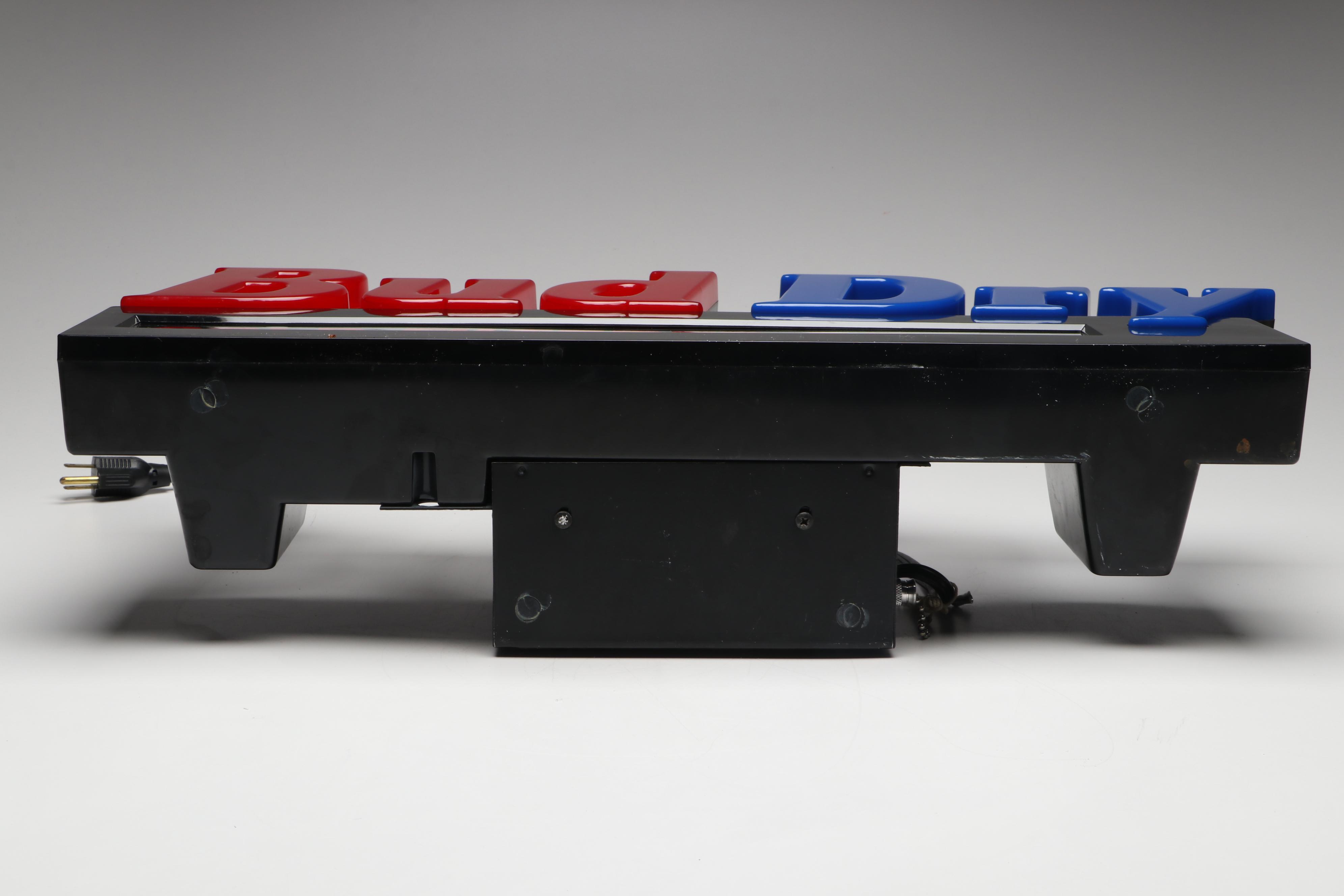 Bud Dry Illuminated Advertising Sign