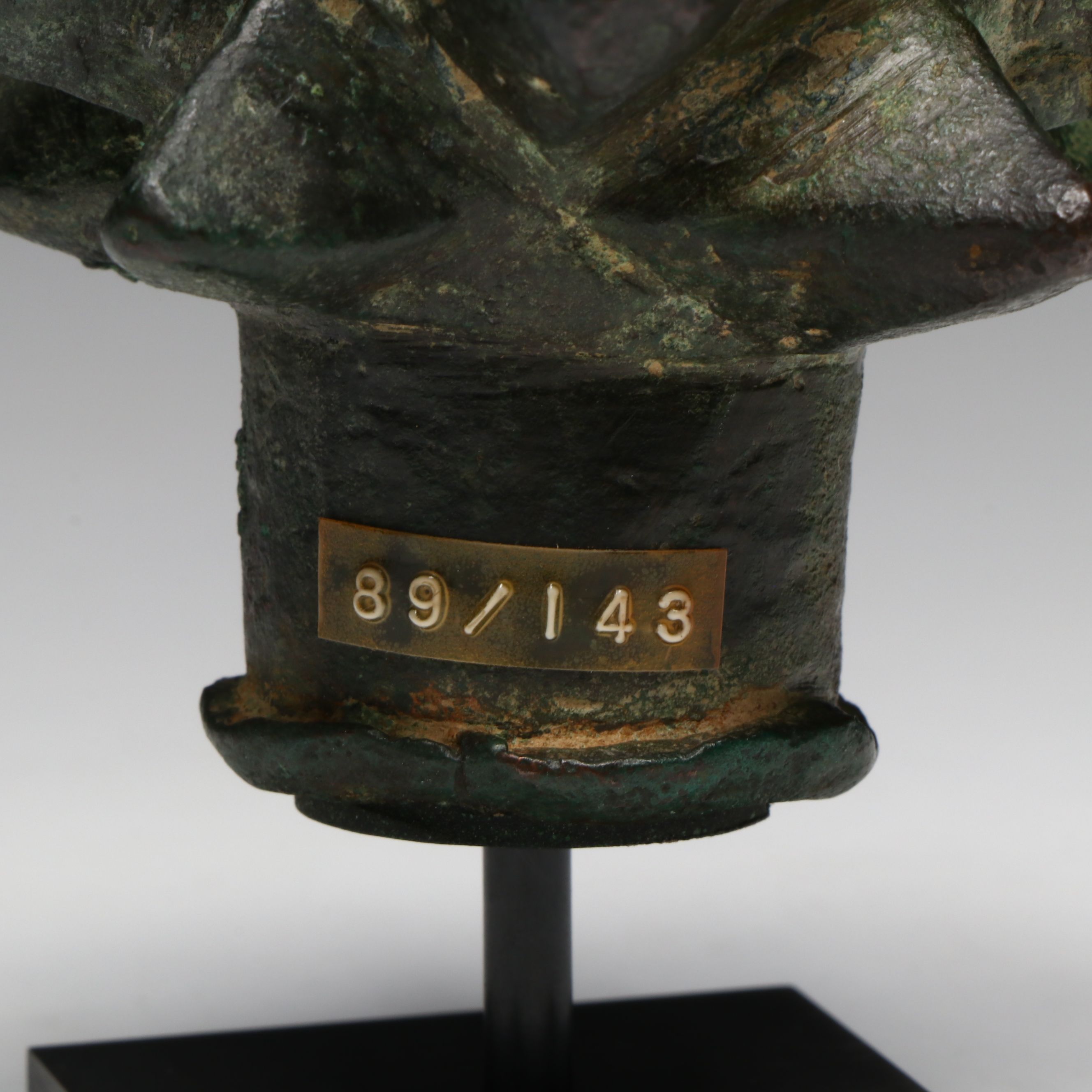 Ancient Luristan Bronze Spiked Mace Head, Circa 1st Millennium BCE