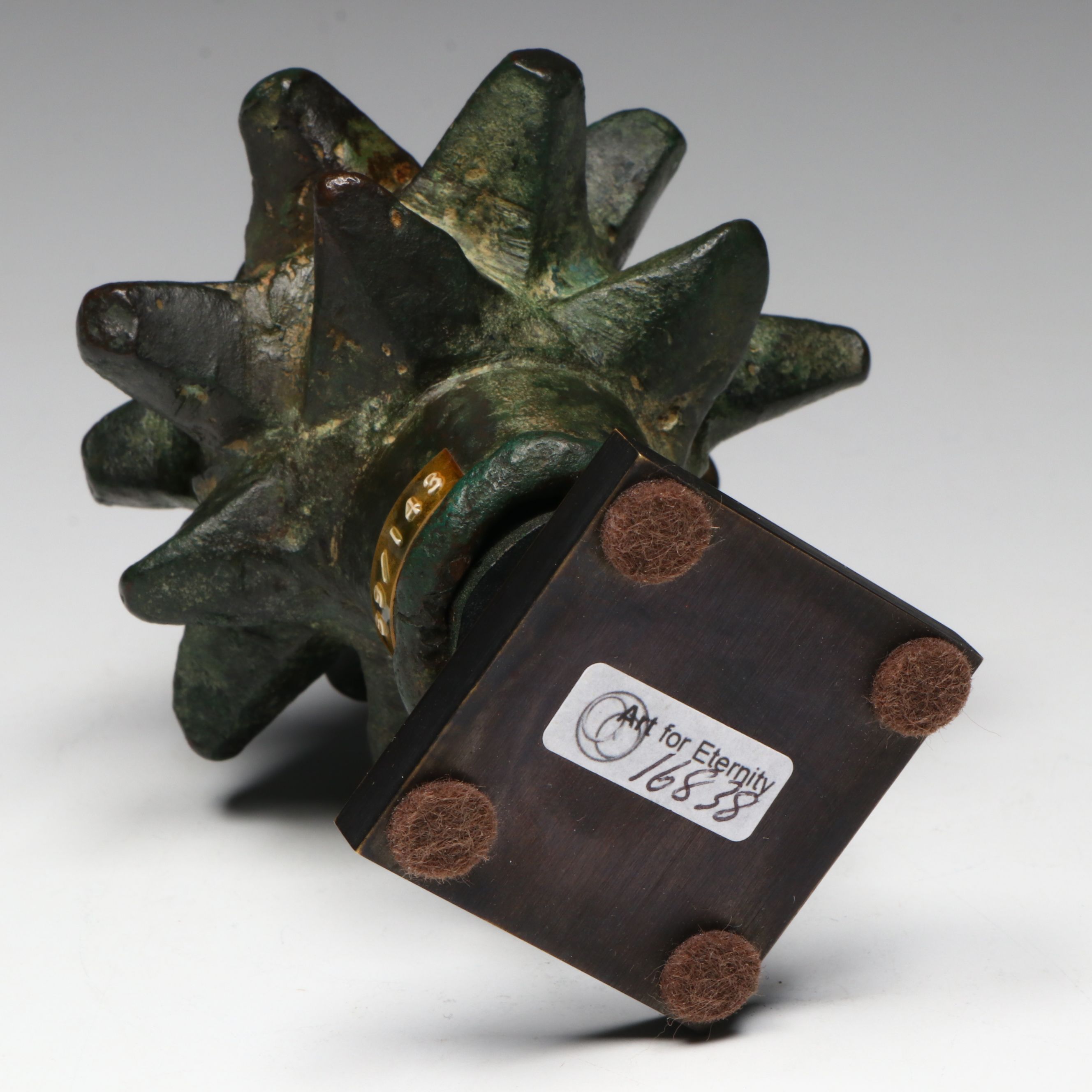 Ancient Luristan Bronze Spiked Mace Head, Circa 1st Millennium BCE