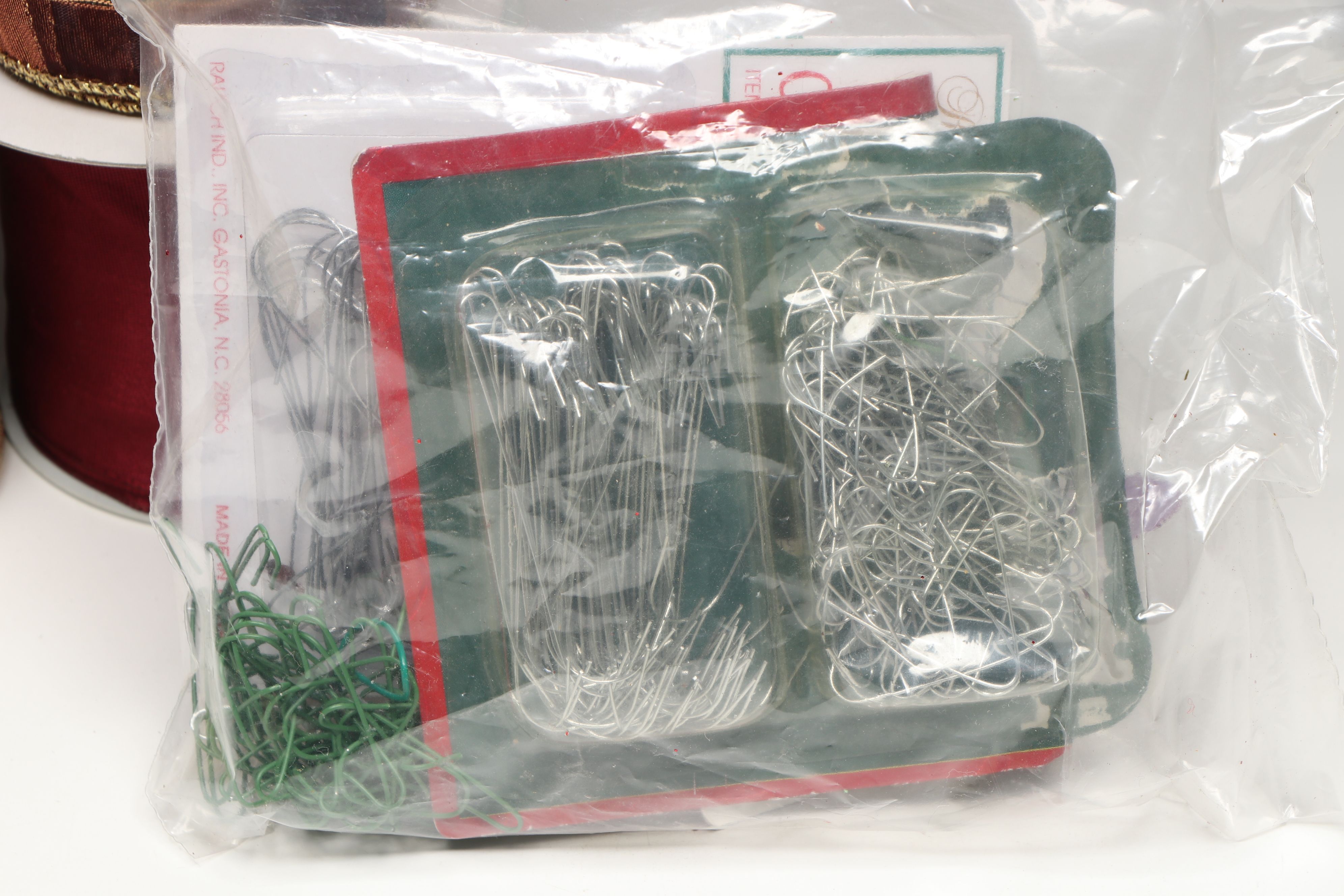 Christmas Faux Holly Branches, Ribbon and More Holiday Décor