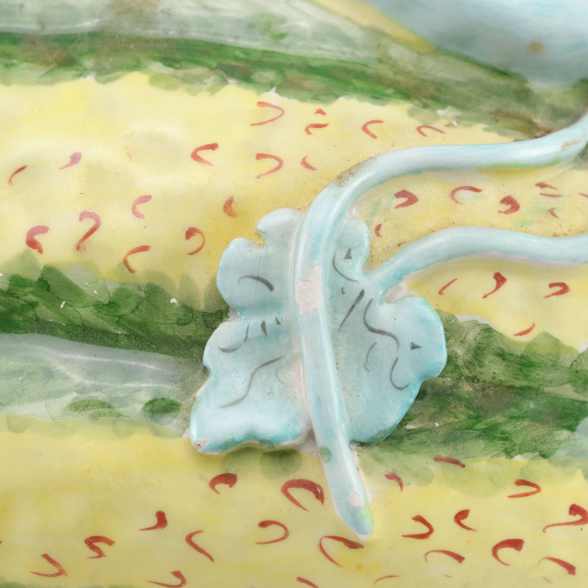 Italian Porcelain Watermelon & Reticulated Decorative Bowls