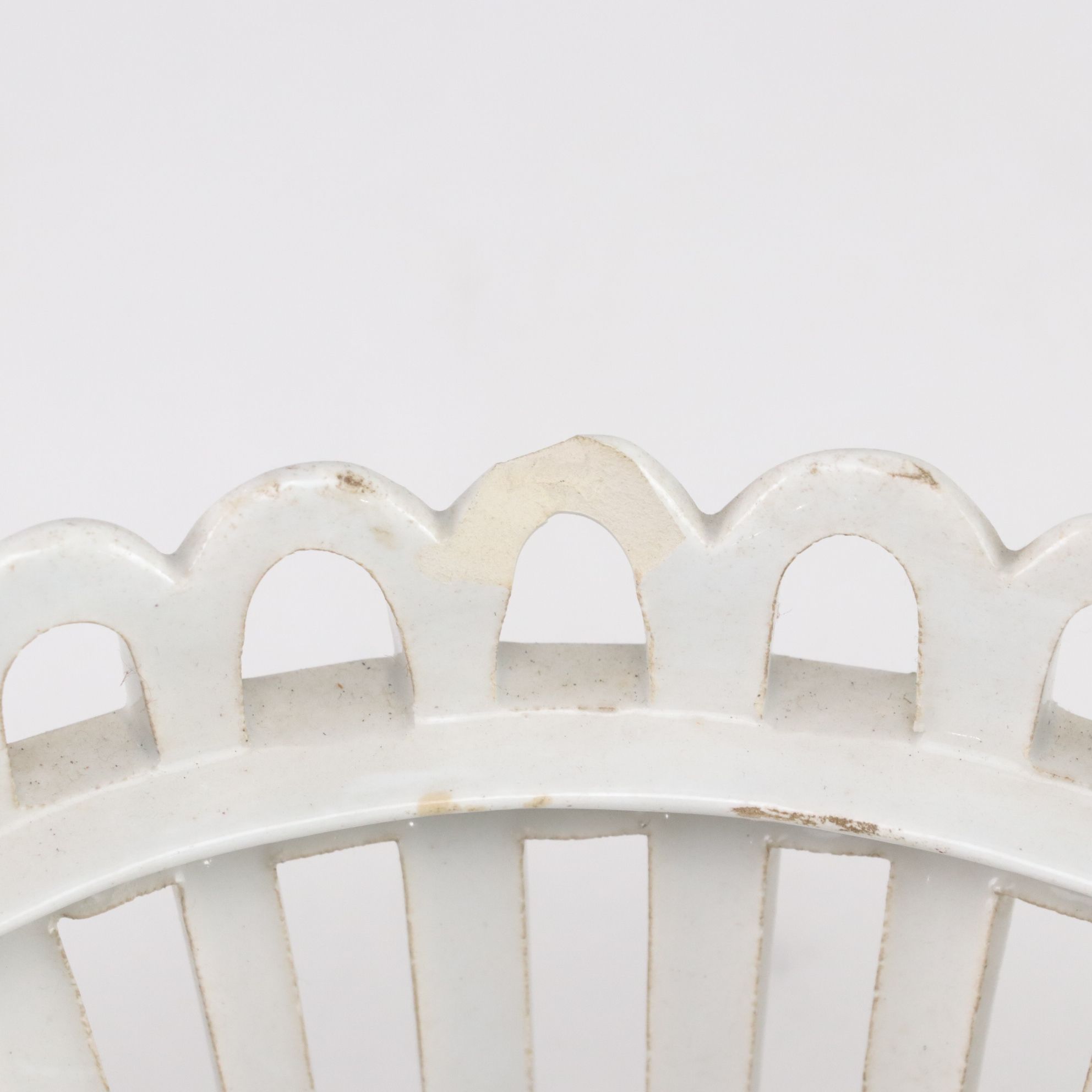 Italian Porcelain Watermelon & Reticulated Decorative Bowls