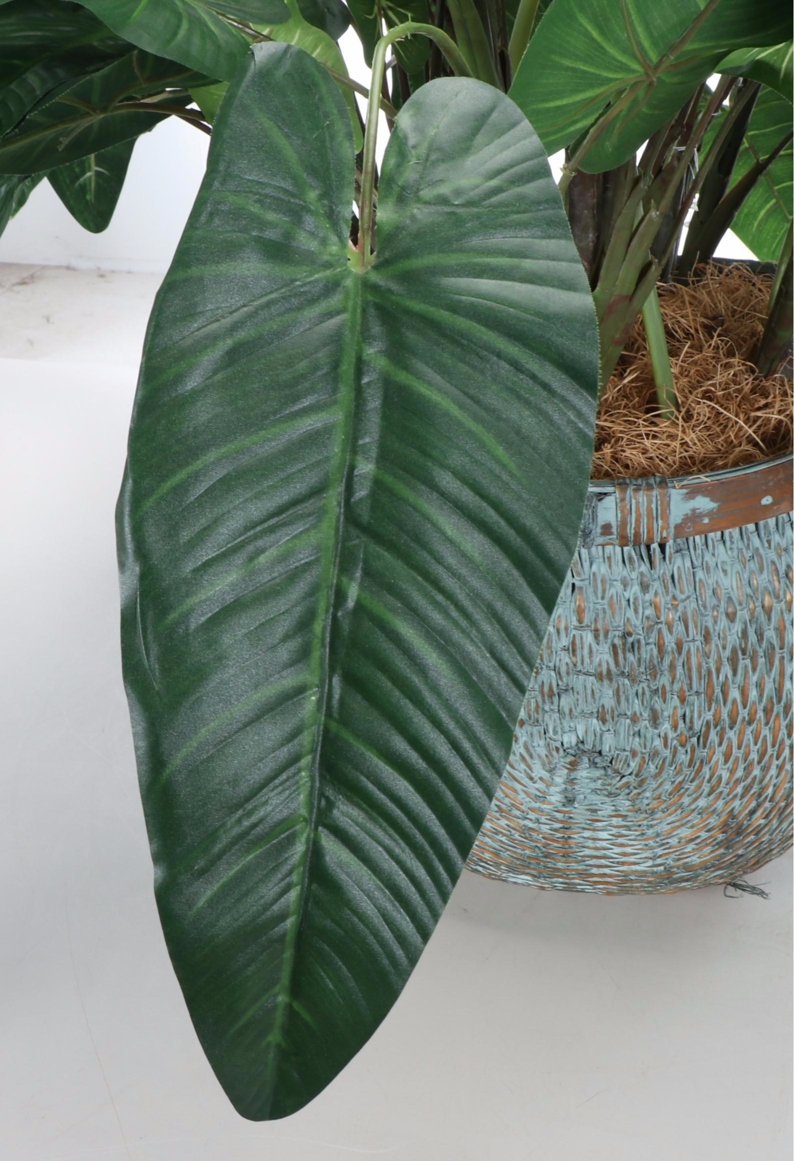 Philodendron Artificial Plant in Ceramic Planter