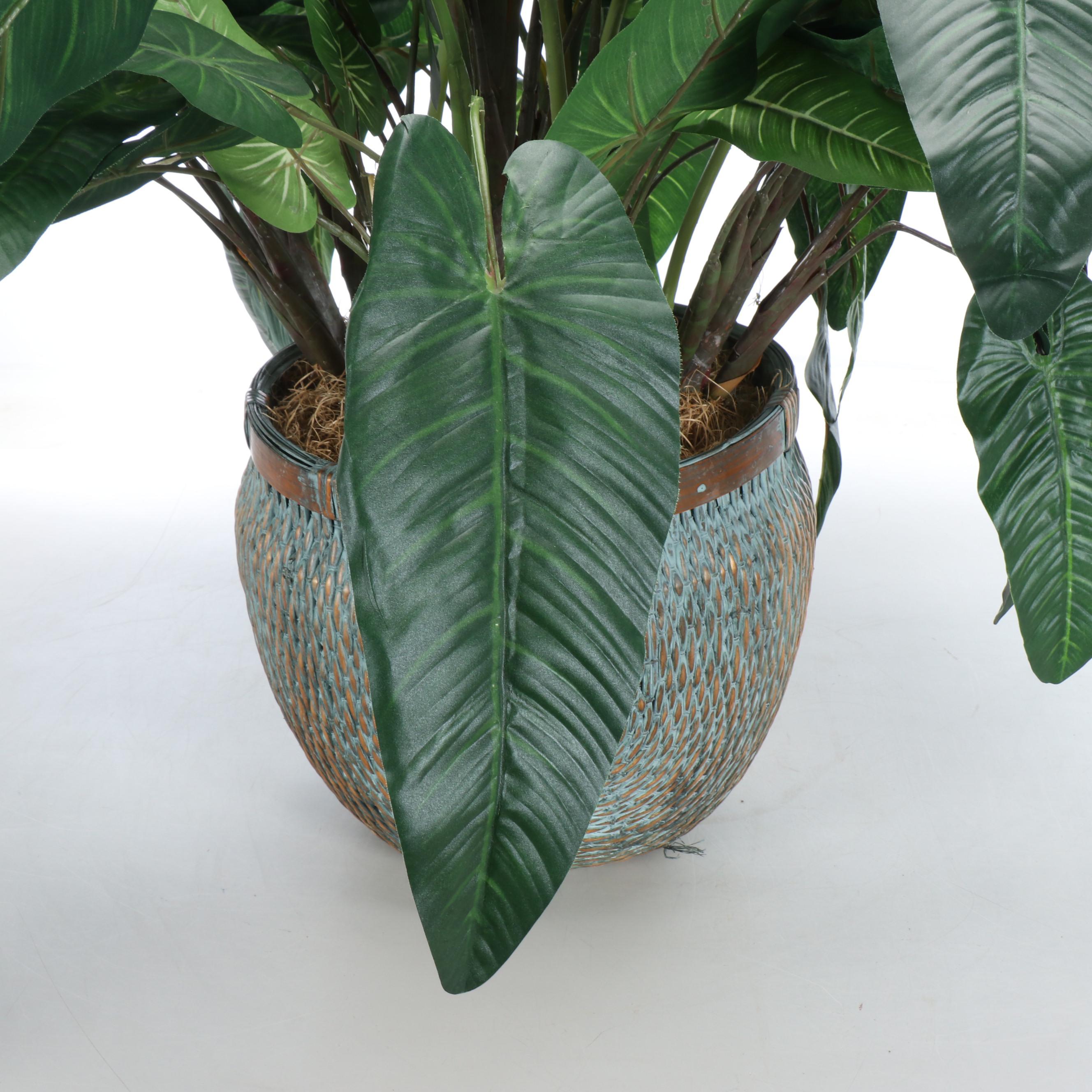 Philodendron Artificial Plant in Ceramic Planter