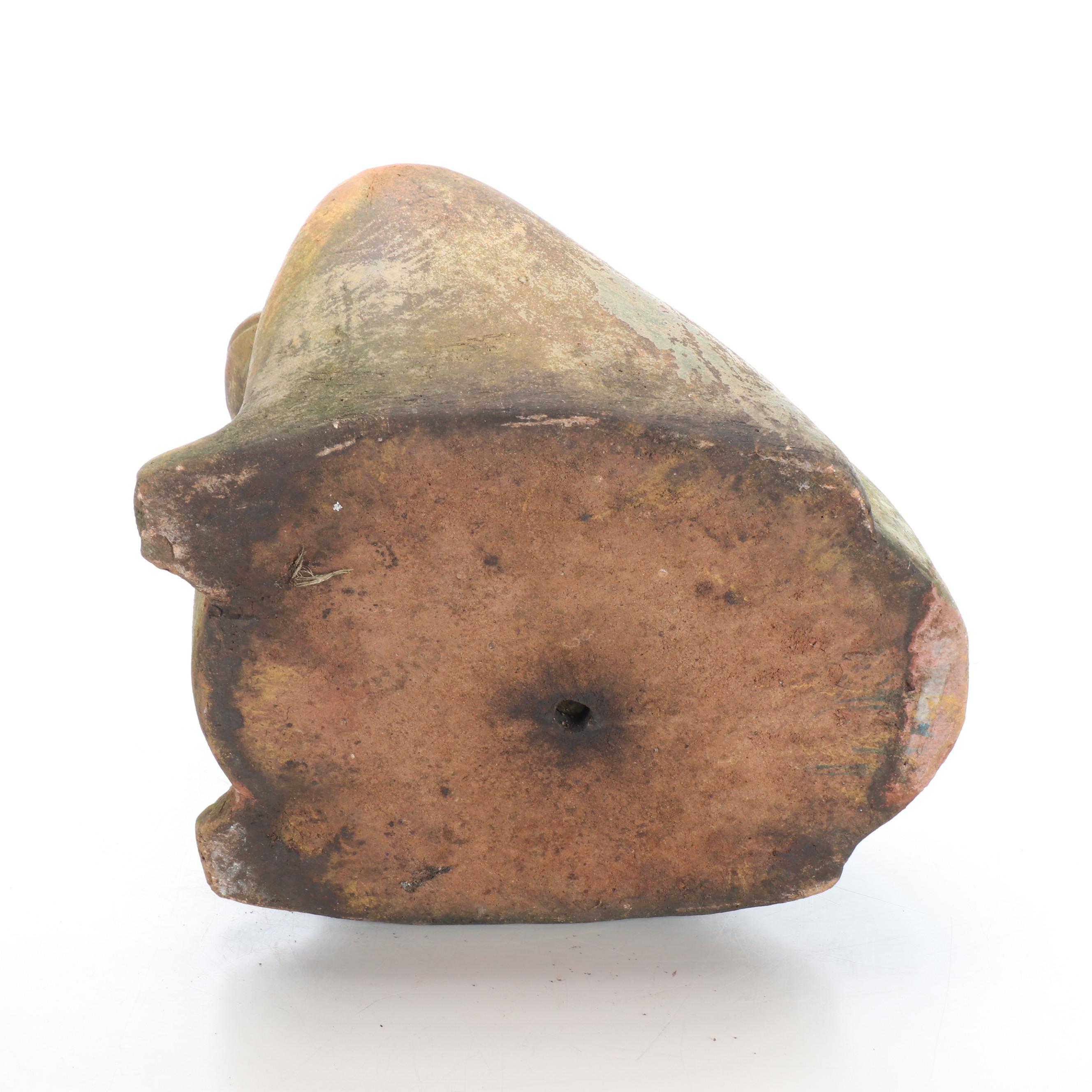 Rustic Frog Metal Planter