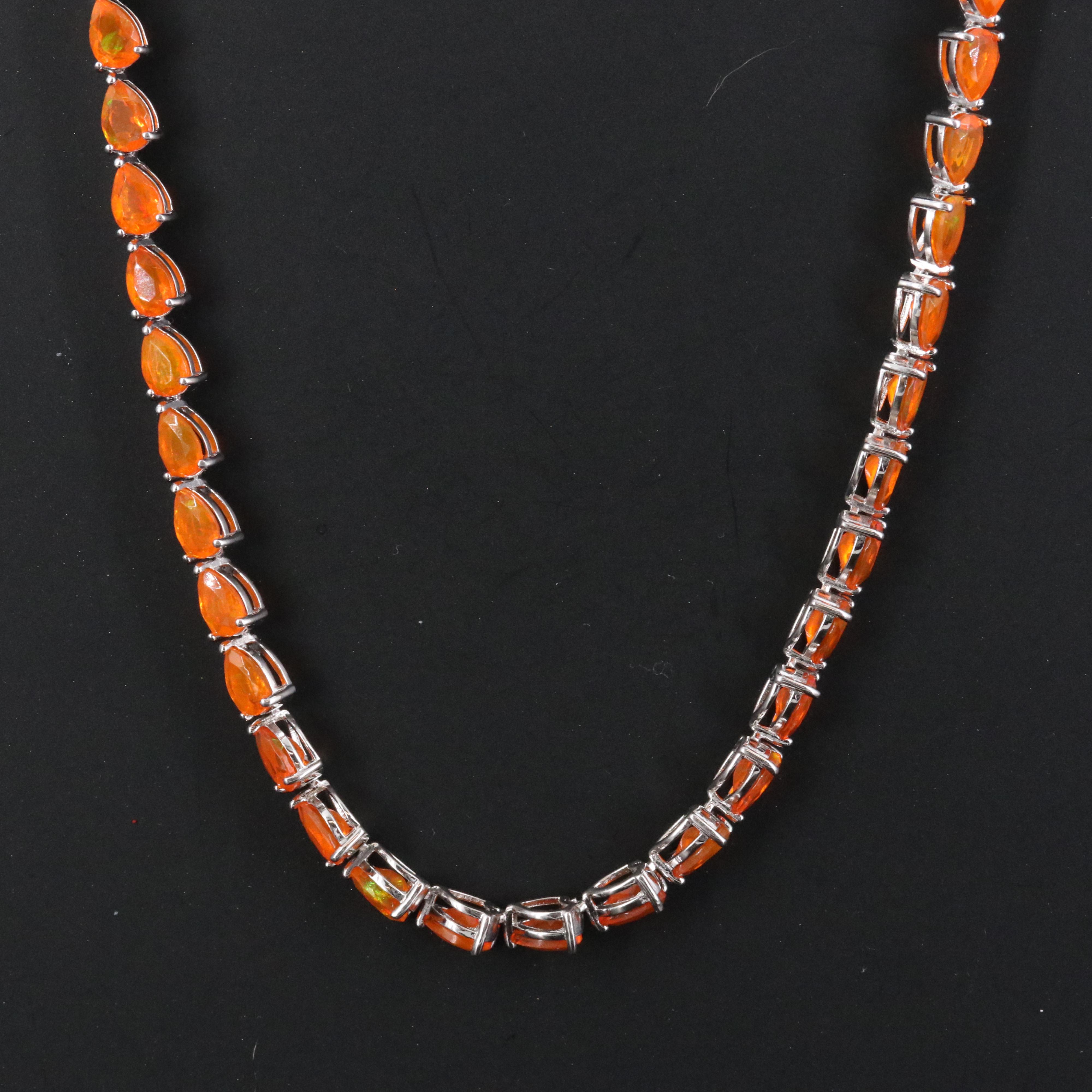 Sterling Opal Necklace