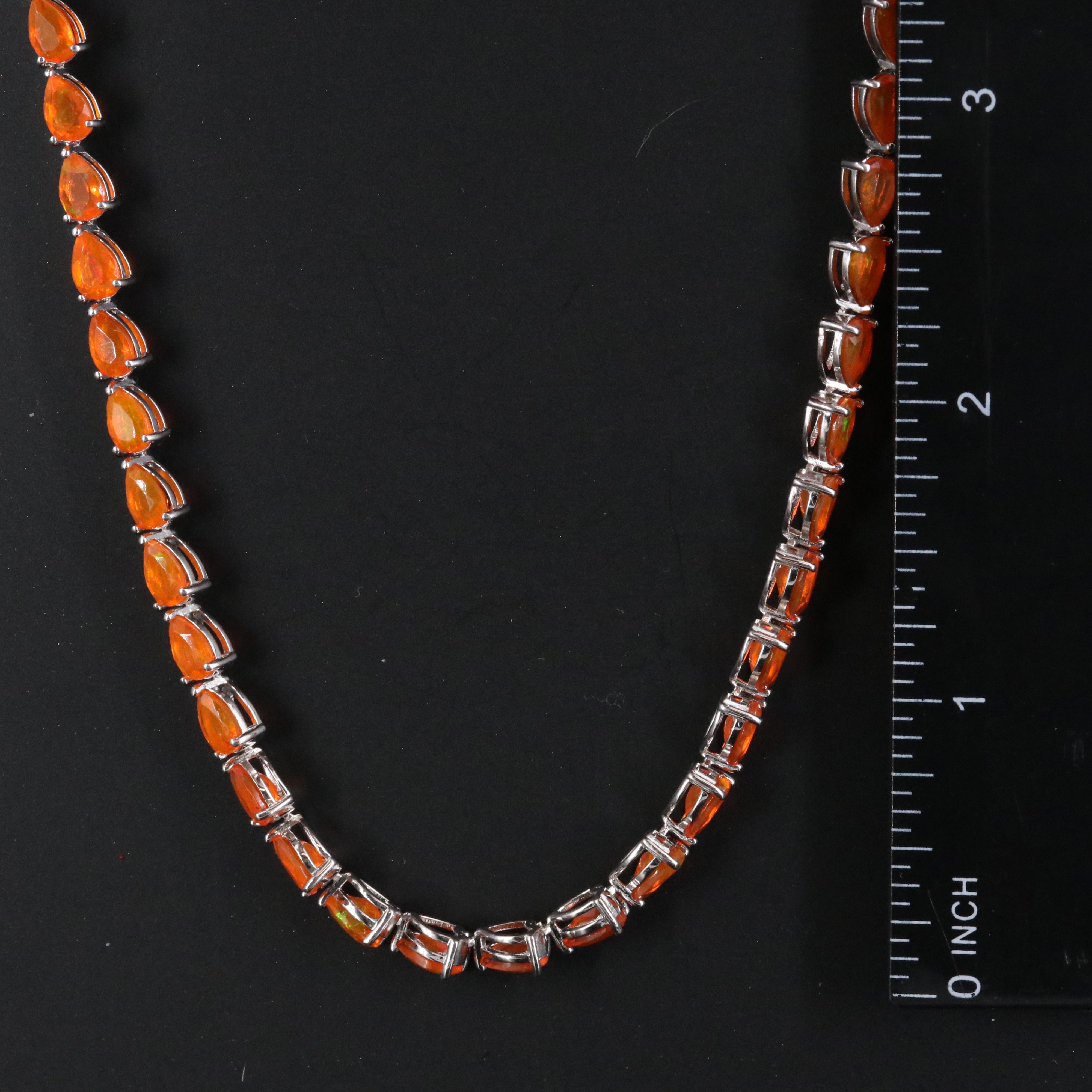 Sterling Opal Necklace