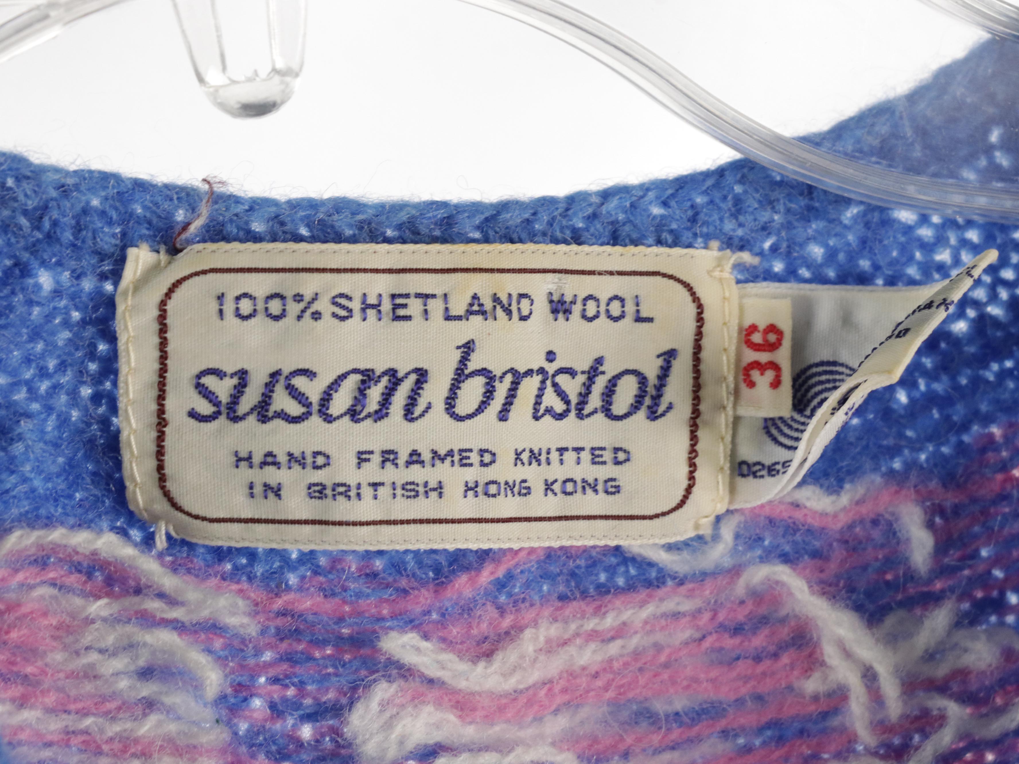 Susan Bristol Vintage Hand-Embroidered and Fair Isle Style Wool Sweaters, More