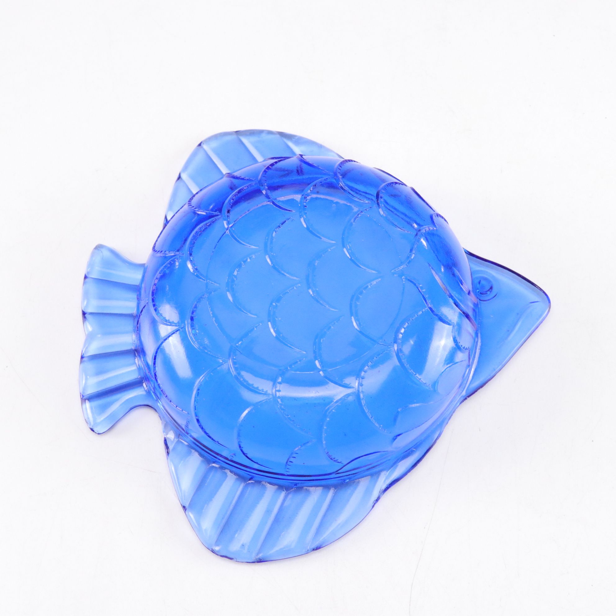 Royal Haeger Aqua Ceramic Cat Fishbowl with Cobalt Angel Fish Ashtray & More