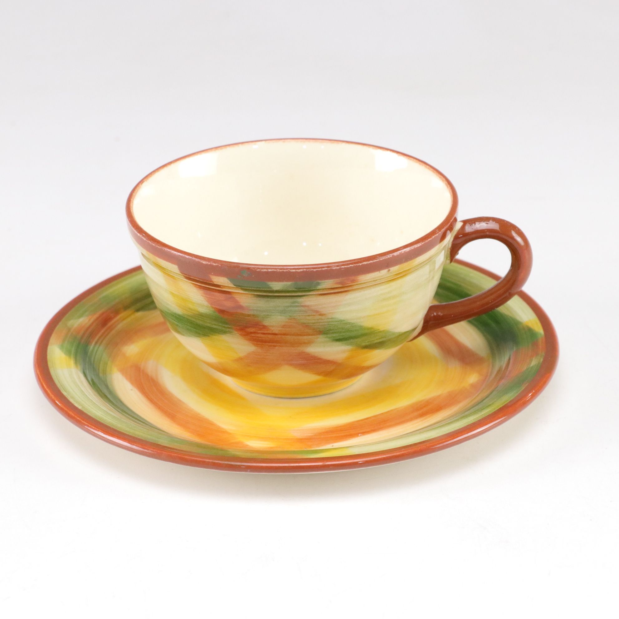 Eight Anchor Hocking "Milano" Glasses, "Homespun" Ceramics, and Melamine Bowls