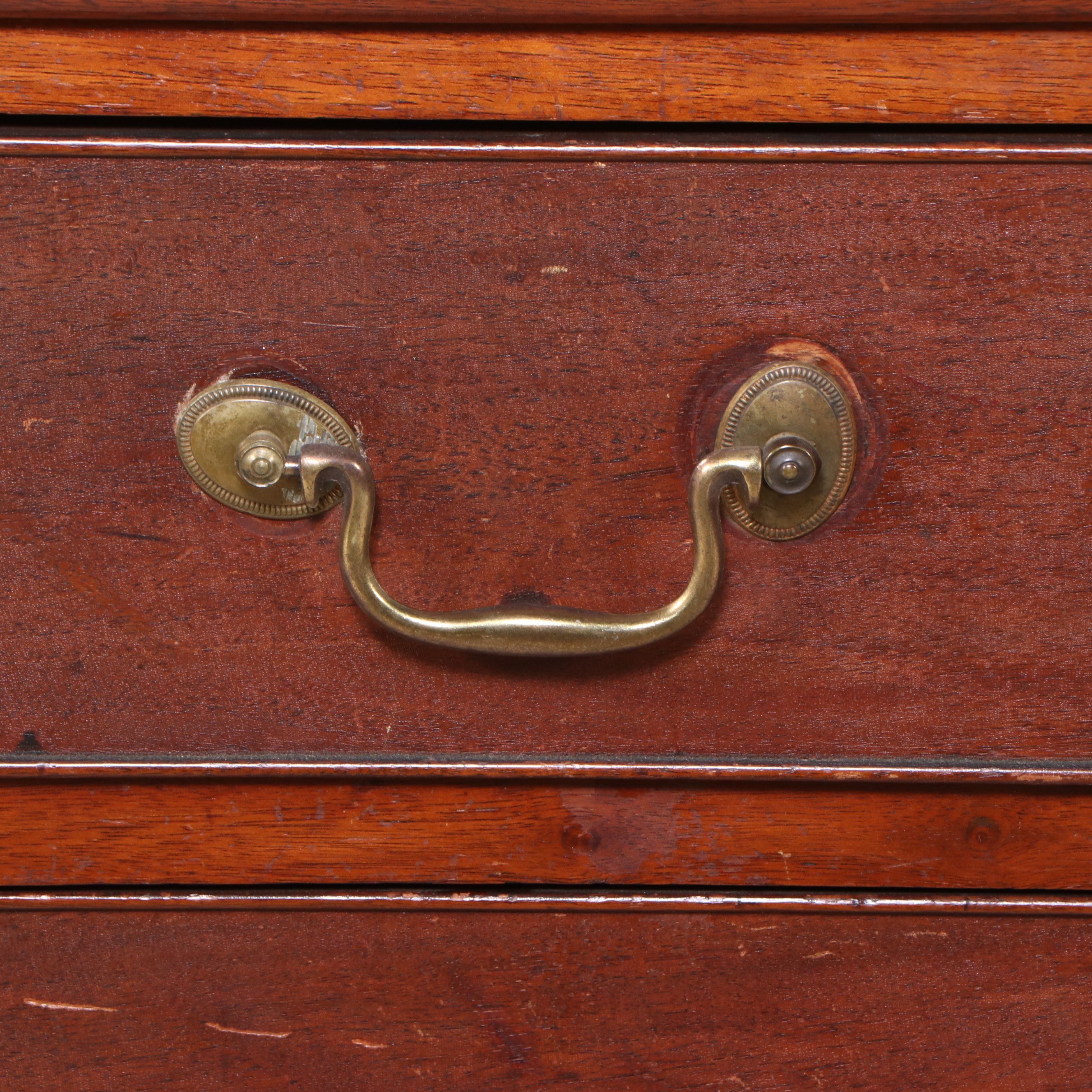 Georgian Style Four-Drawer Mahogany Chest