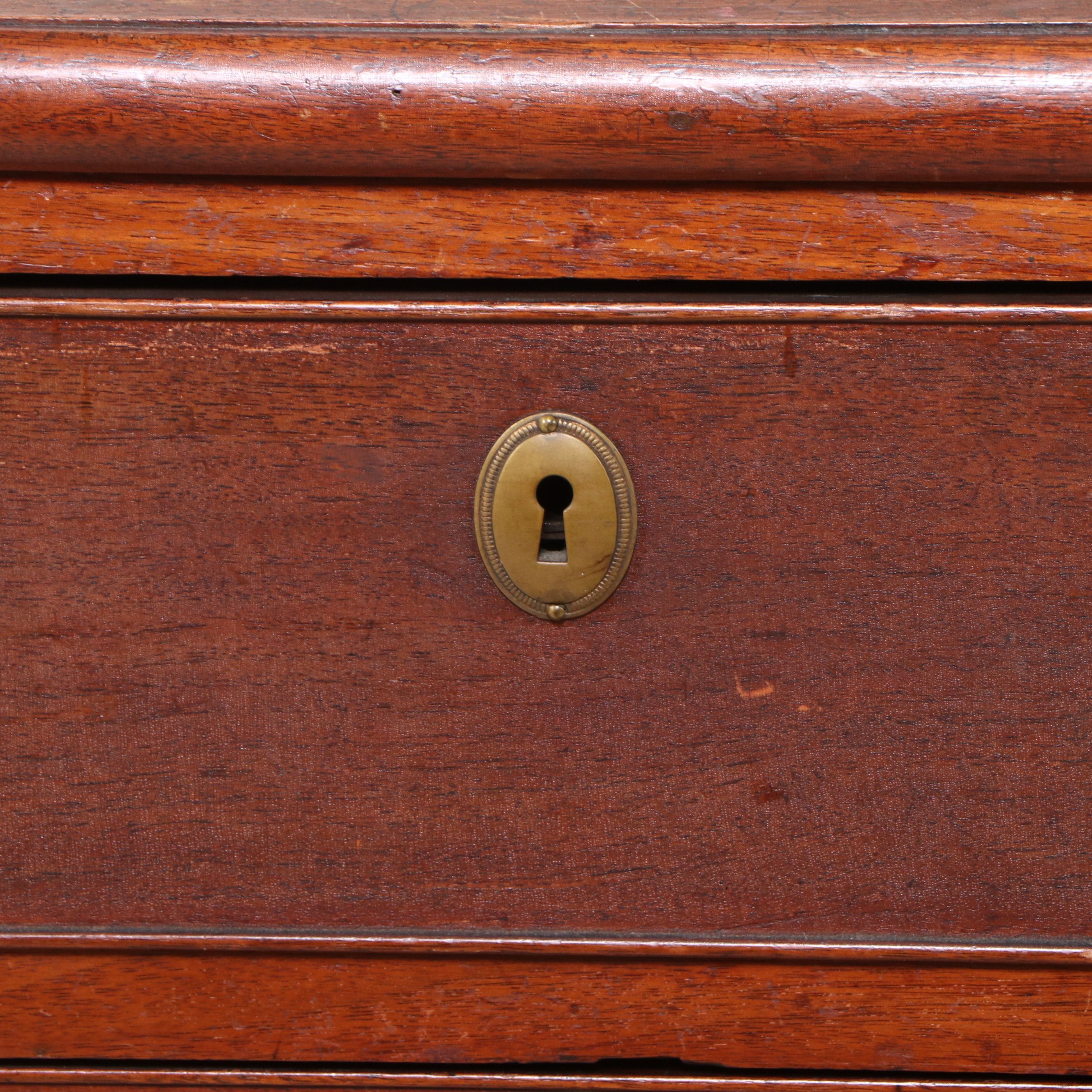 Georgian Style Four-Drawer Mahogany Chest