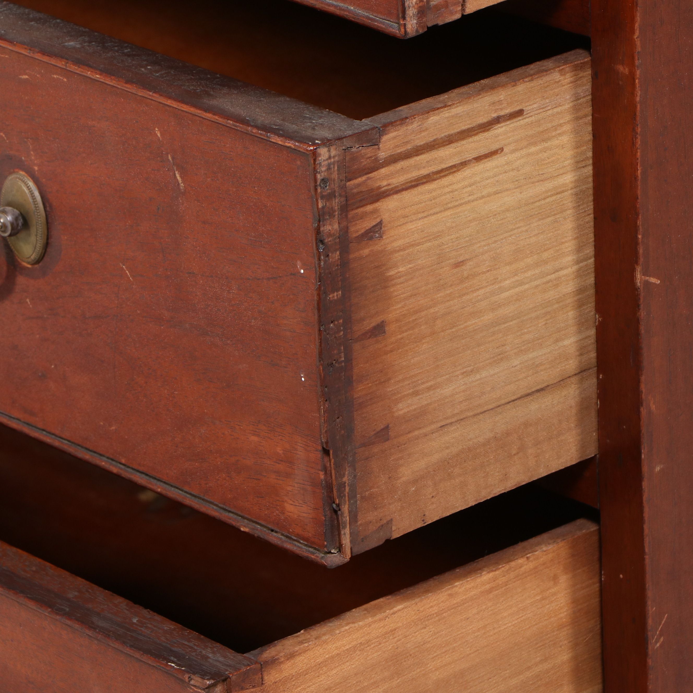 Georgian Style Four-Drawer Mahogany Chest