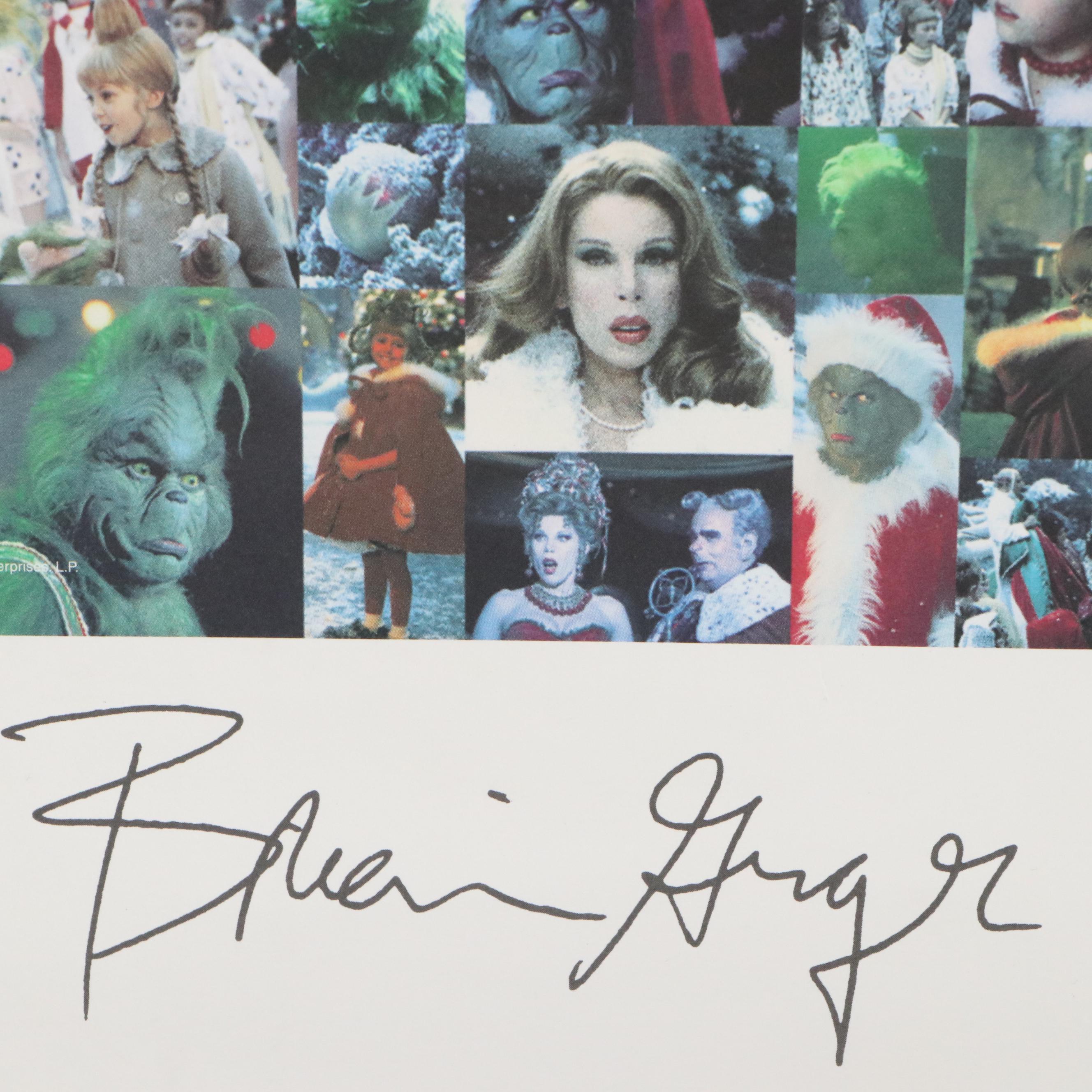 Ron Taylor & Brian Grazer Facsimile Signed "The Grinch" Limited Edition Poster