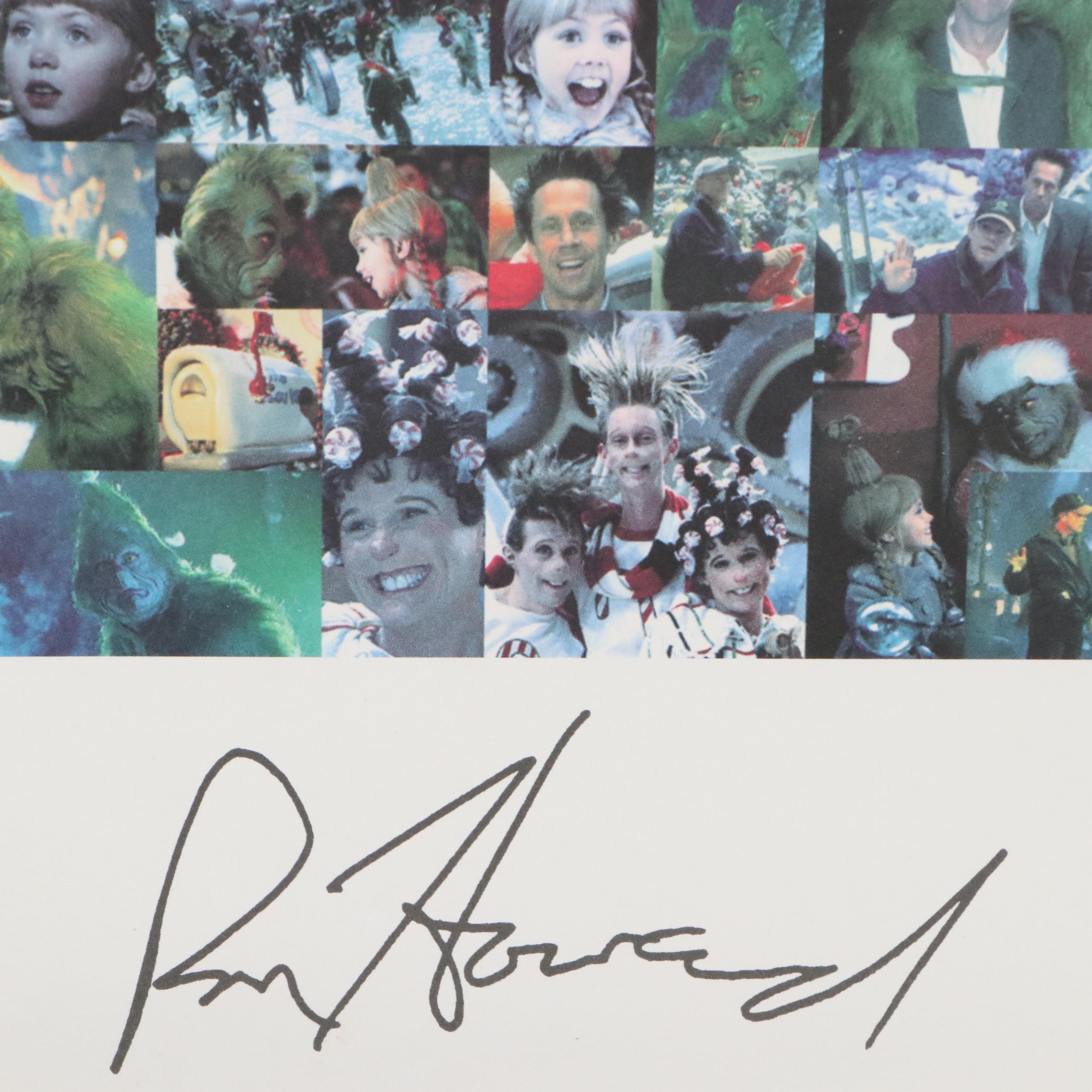 Ron Taylor & Brian Grazer Facsimile Signed "The Grinch" Limited Edition Poster