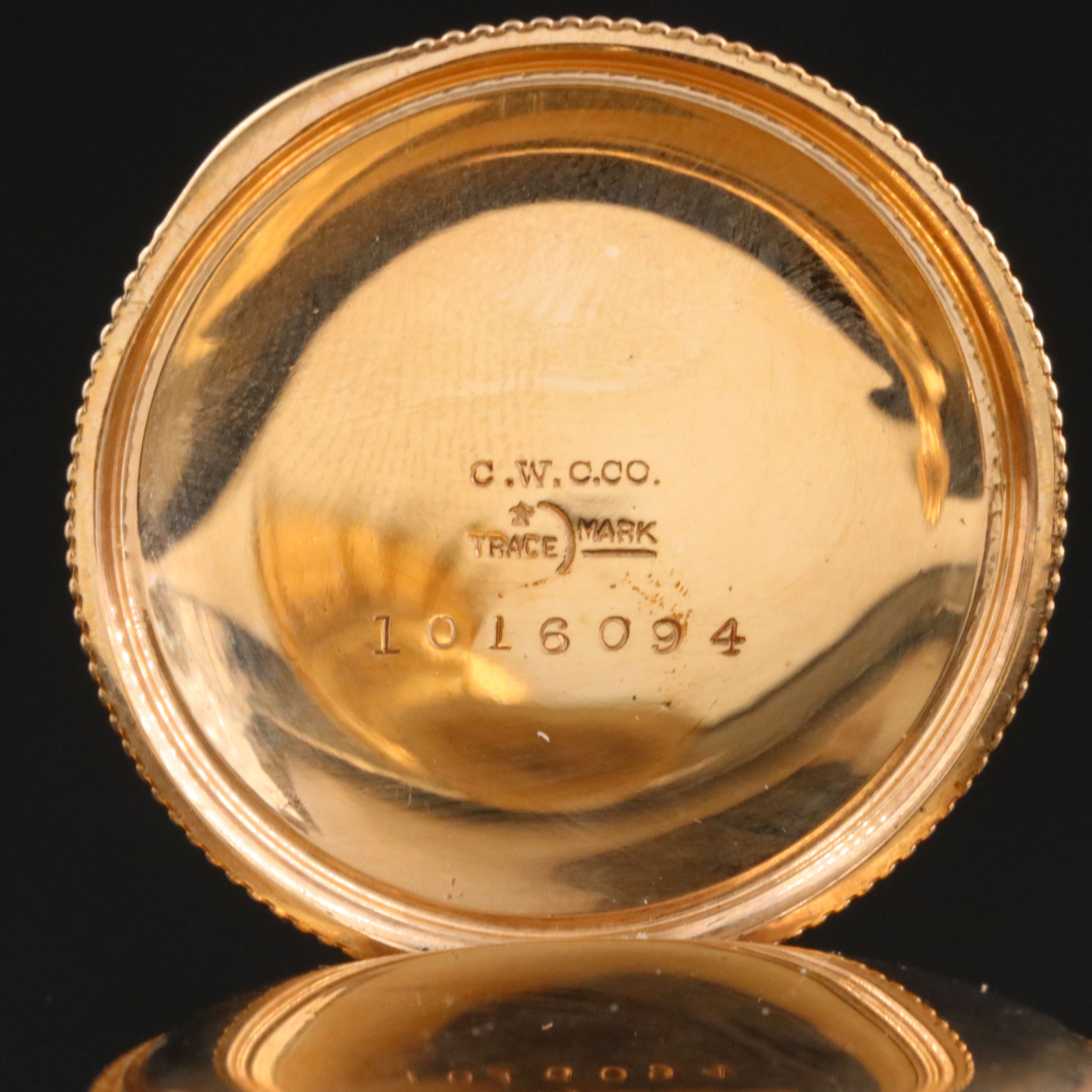 Illinois Watch Co. For E.H. Klahr Gold Filled Ornate Pocket Watch