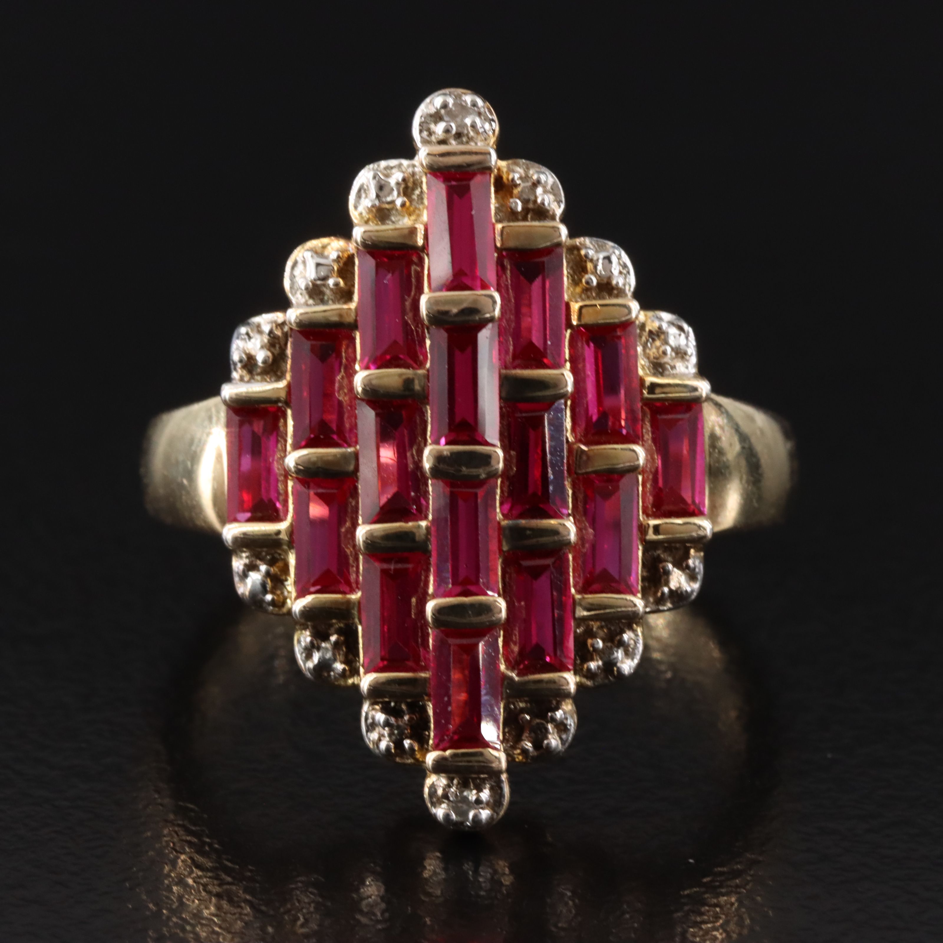 Sterling Ruby Navette Ring