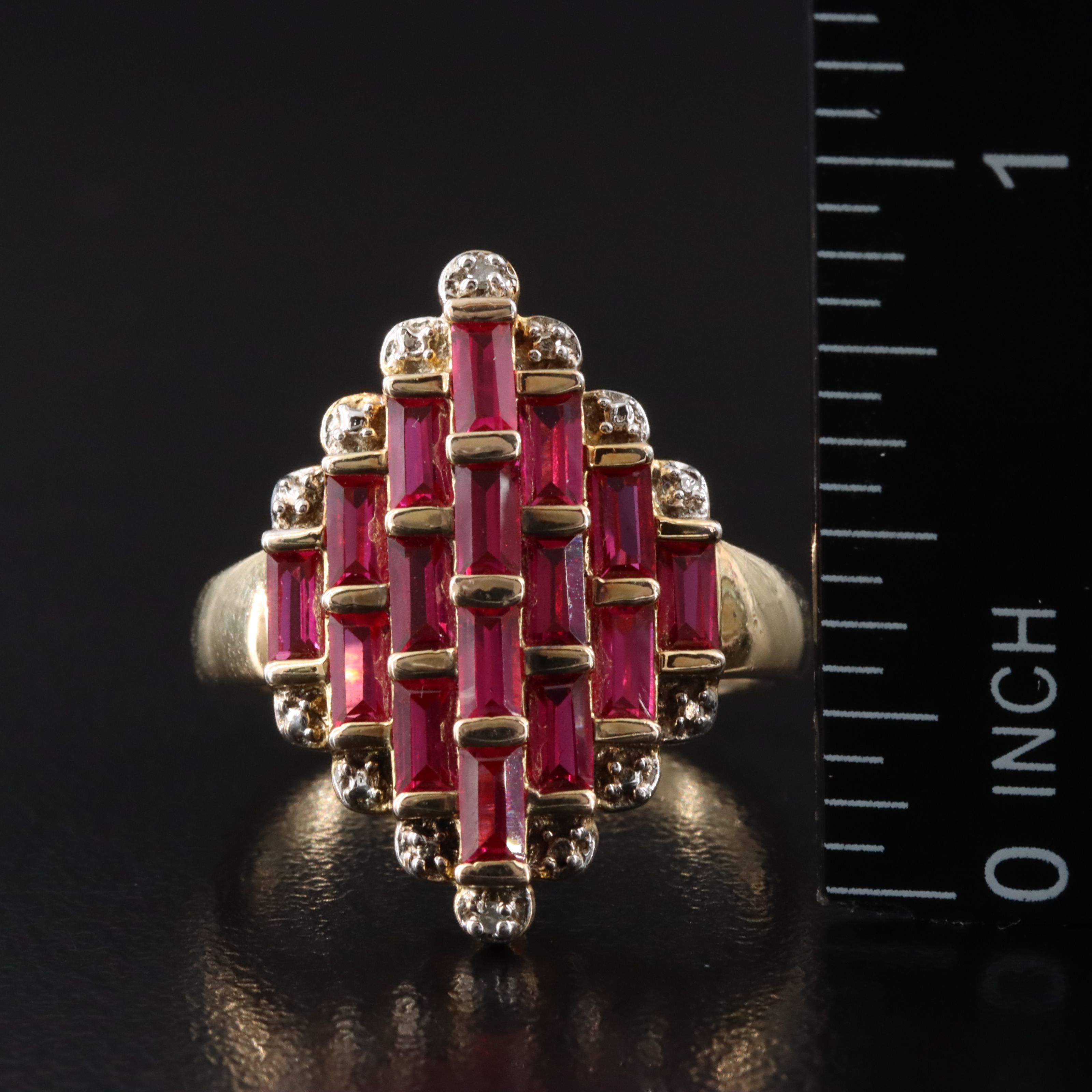 Sterling Ruby Navette Ring