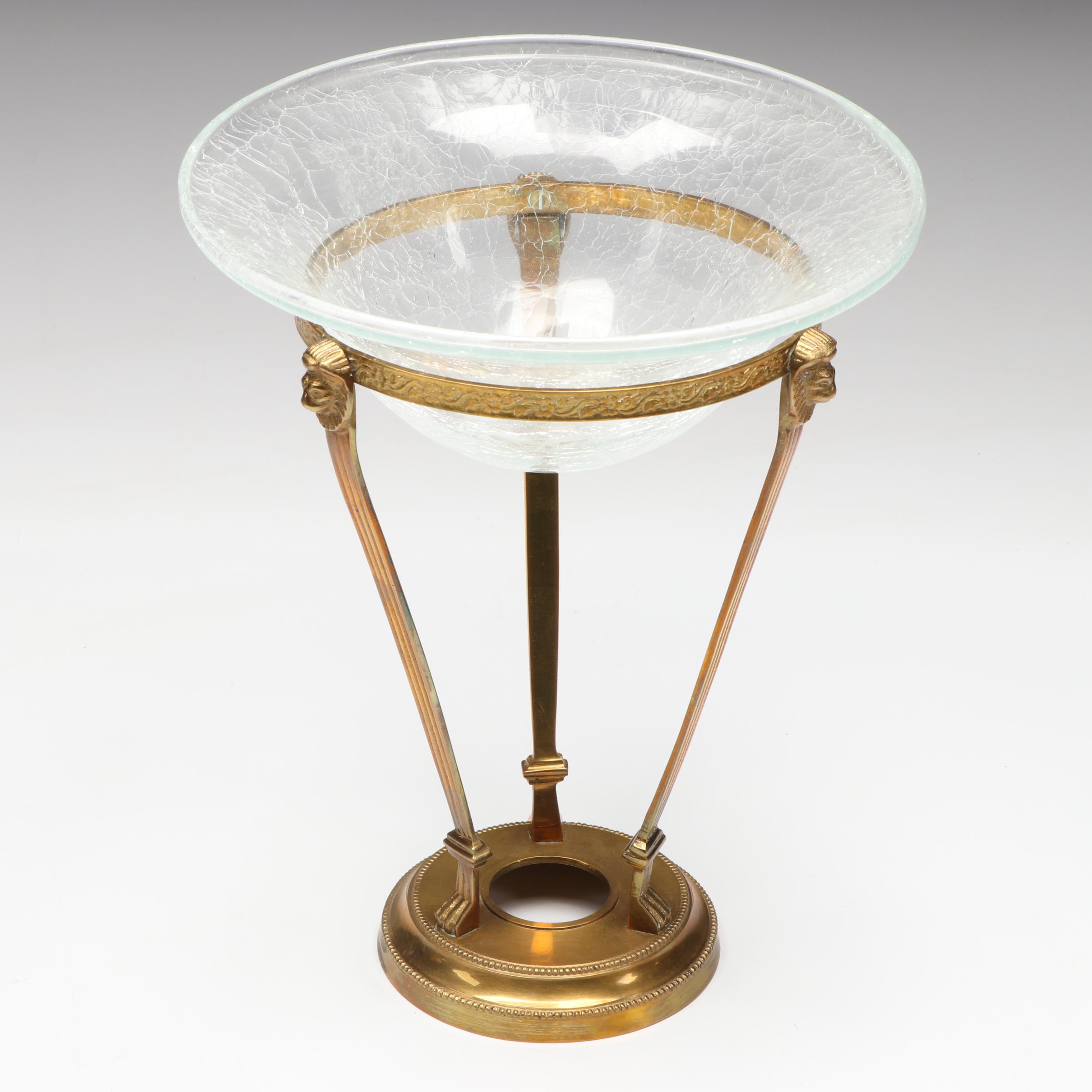 Brass Double Headed Swan Planter, Desktop Sundial, and More Metal Décor