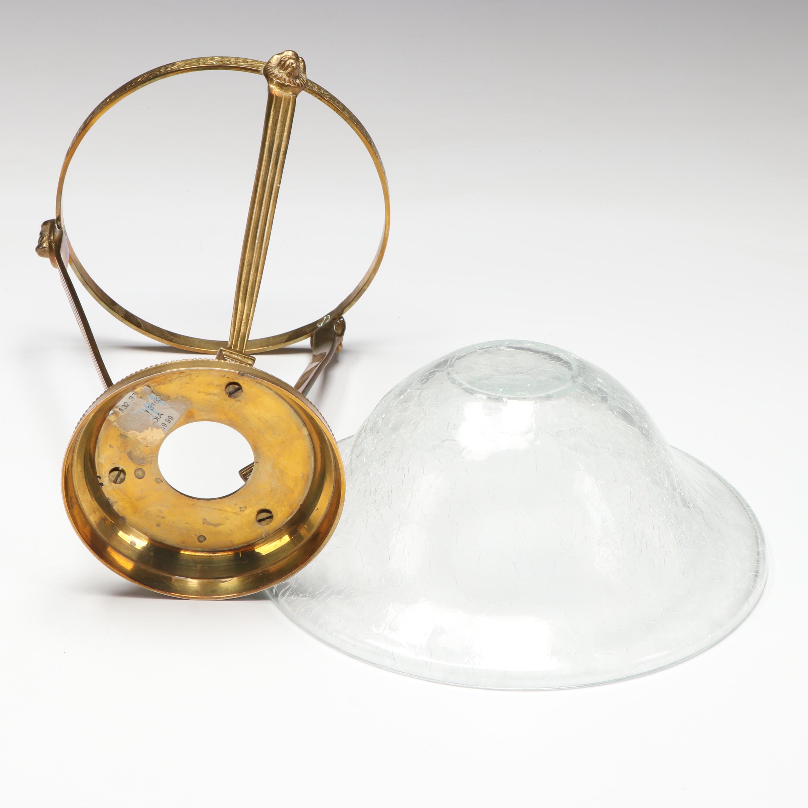 Brass Double Headed Swan Planter, Desktop Sundial, and More Metal Décor