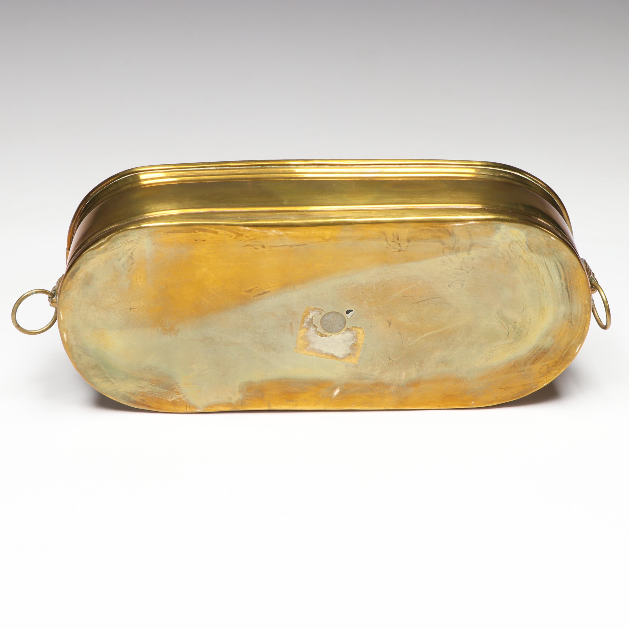 Brass Double Headed Swan Planter, Desktop Sundial, and More Metal Décor