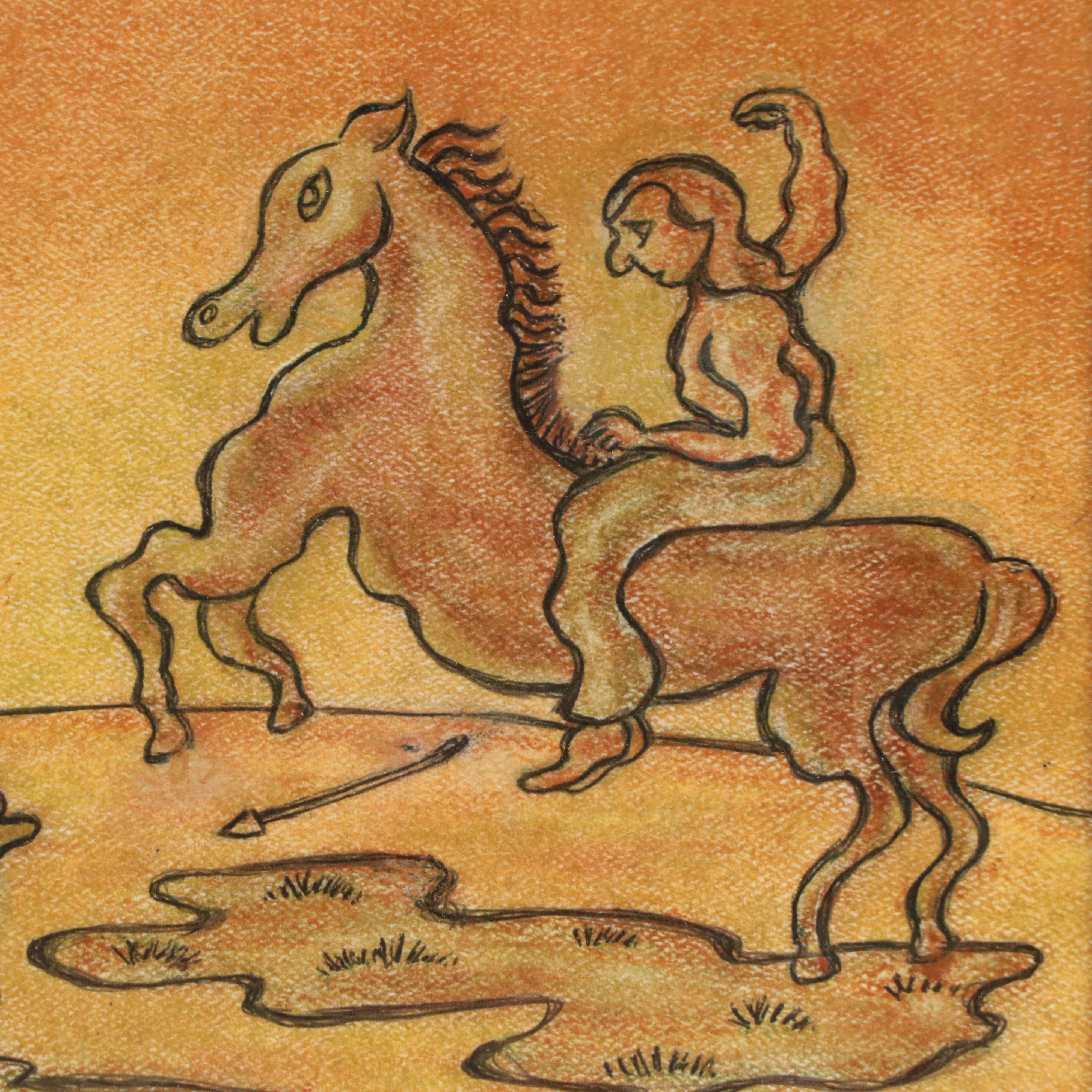 Frederick Arthur Yohe Offset Lithograph Print, Late 20th Century