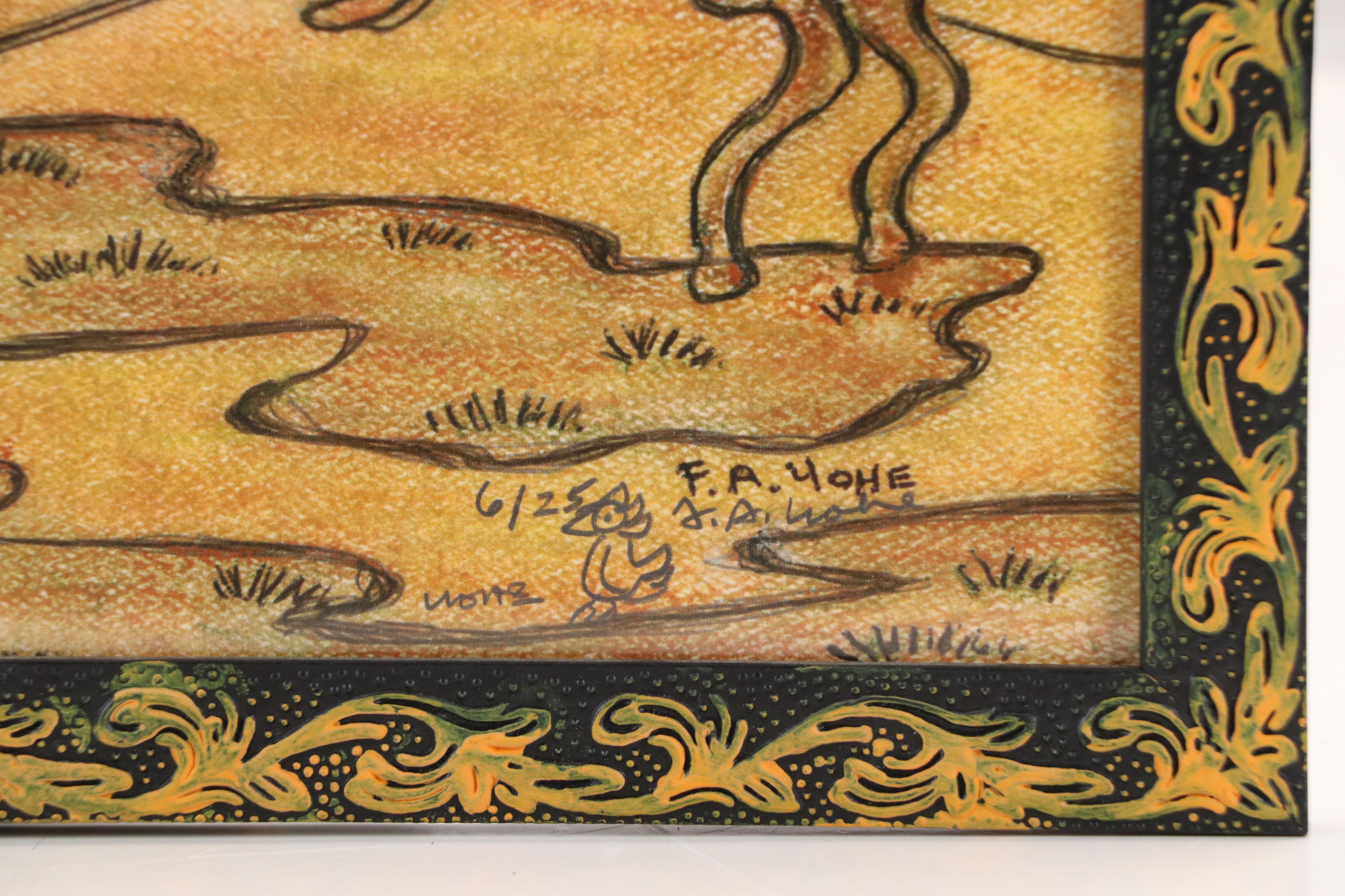 Frederick Arthur Yohe Offset Lithograph Print, Late 20th Century