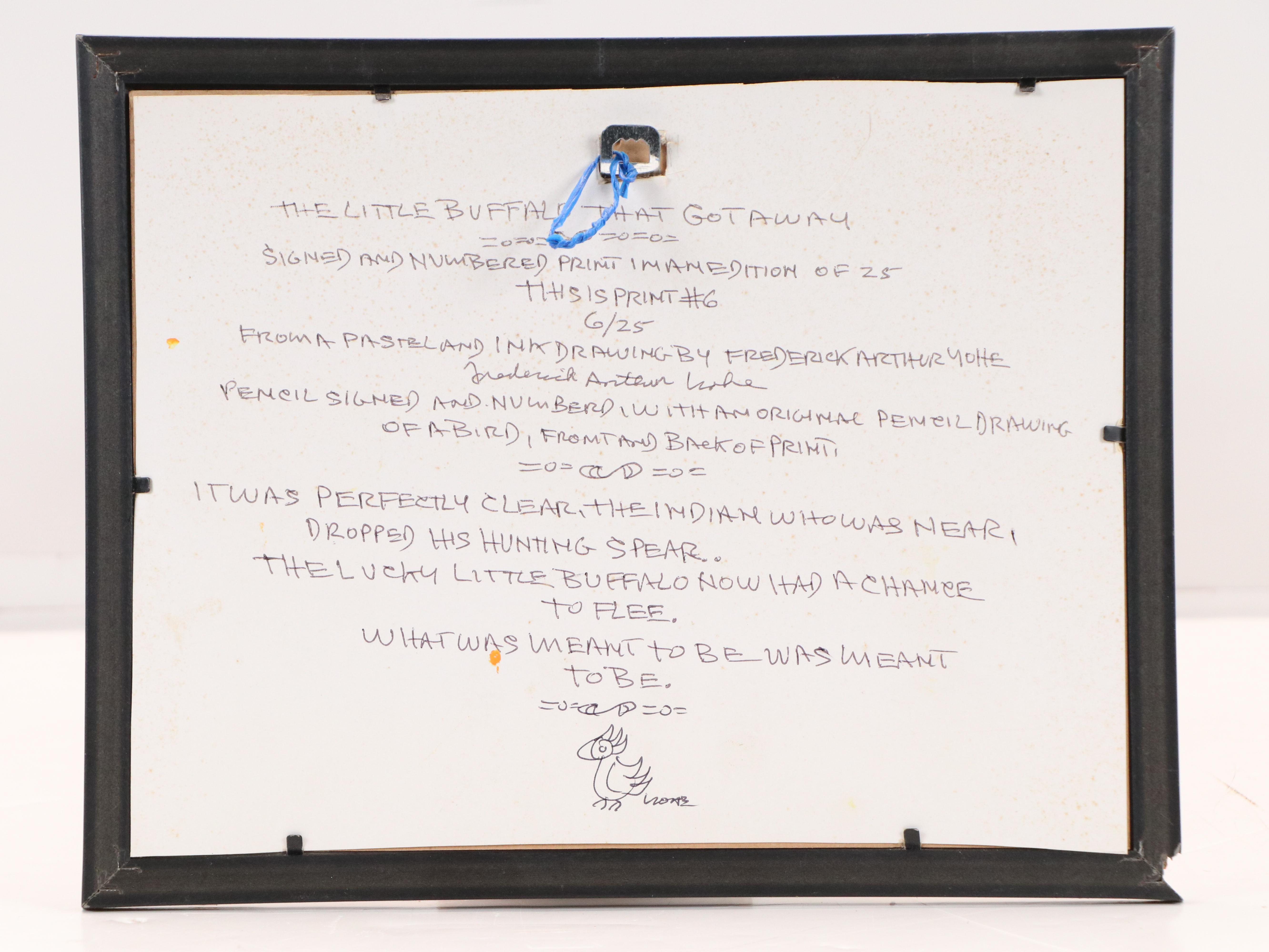 Frederick Arthur Yohe Offset Lithograph Print, Late 20th Century