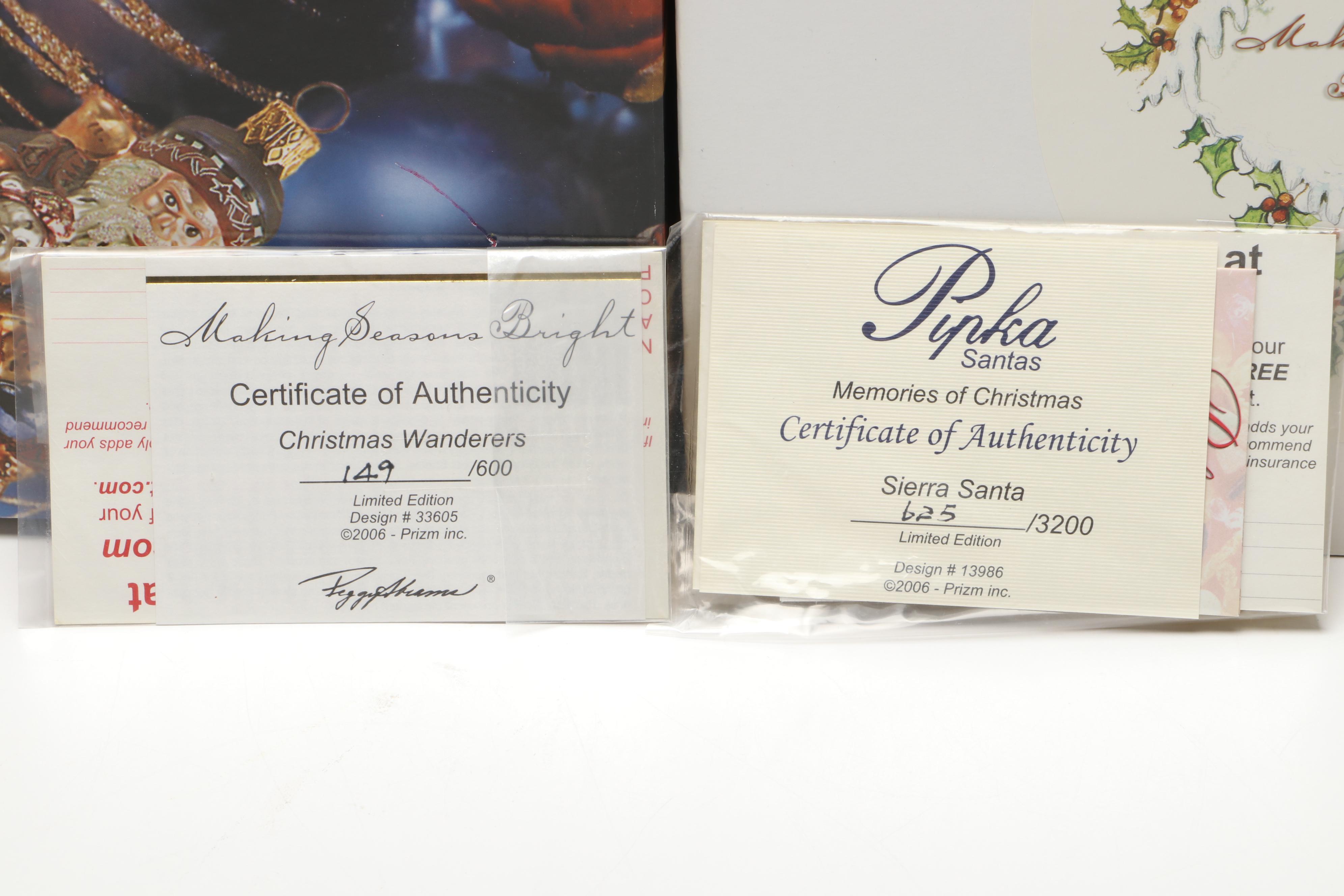 Pipko "Sierra Santa" and Prizm "Making Seasons Bright" Figurines