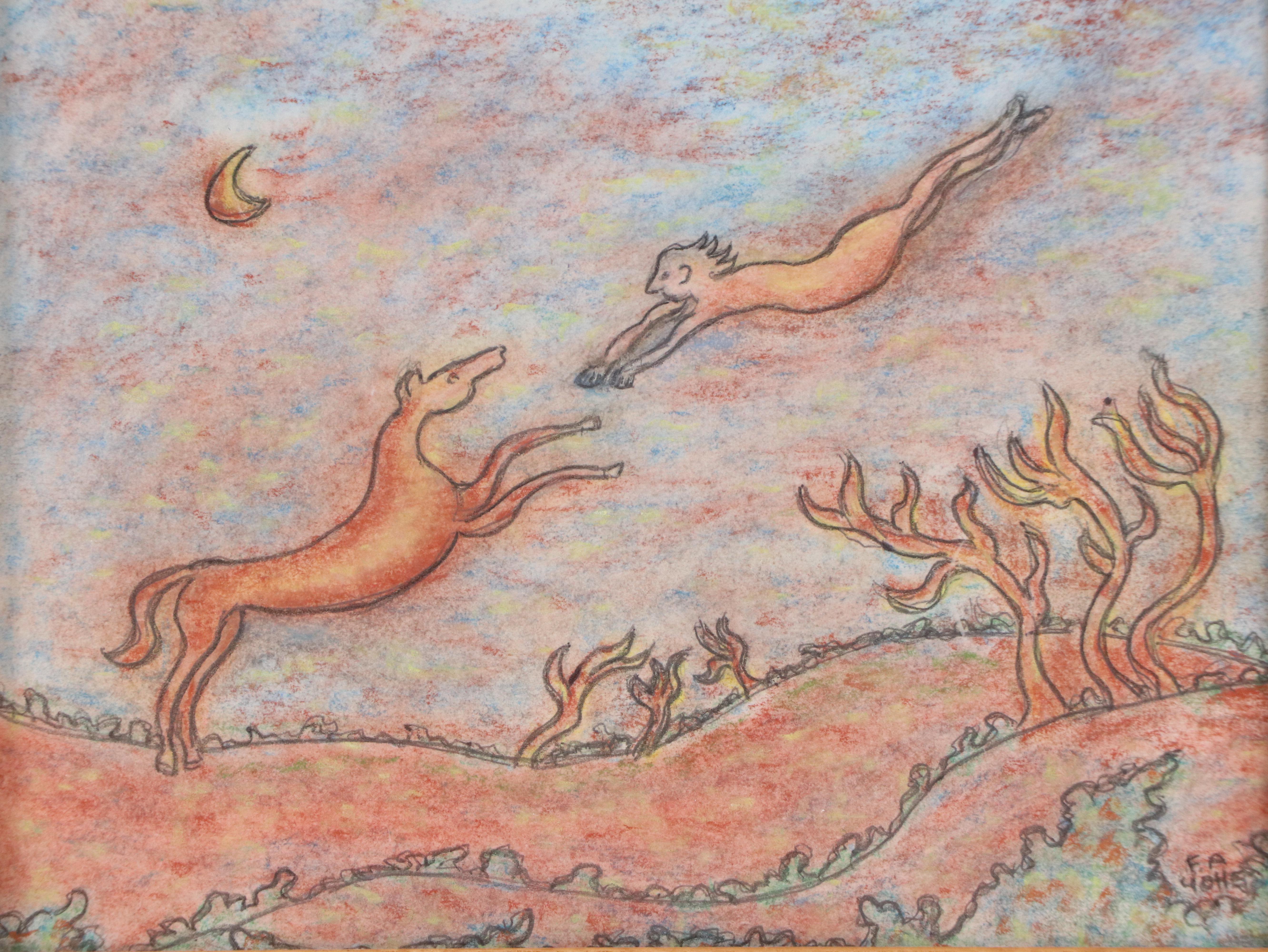 Frederick Arthur Yohe Drawing "Going Home," 2010