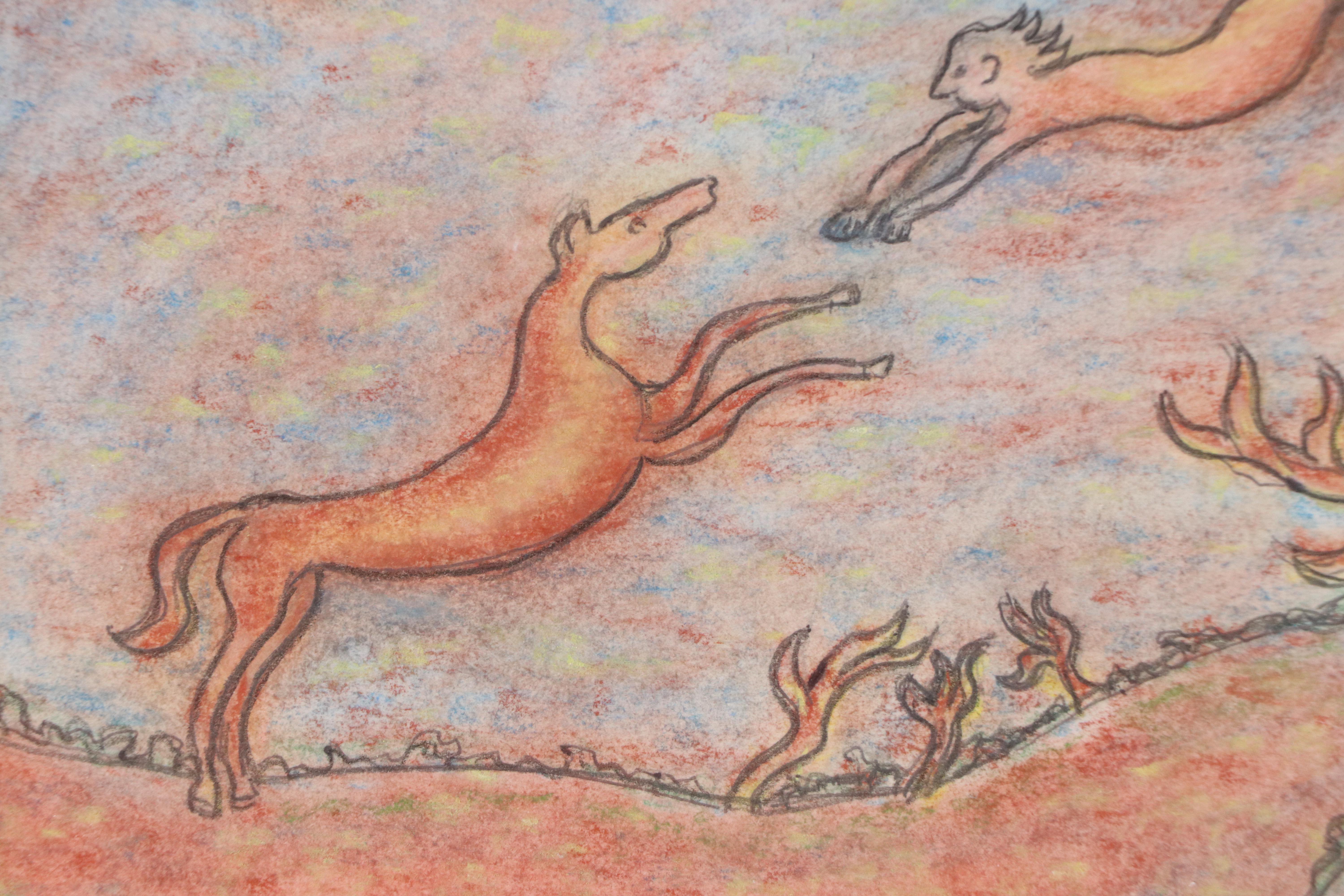 Frederick Arthur Yohe Drawing "Going Home," 2010