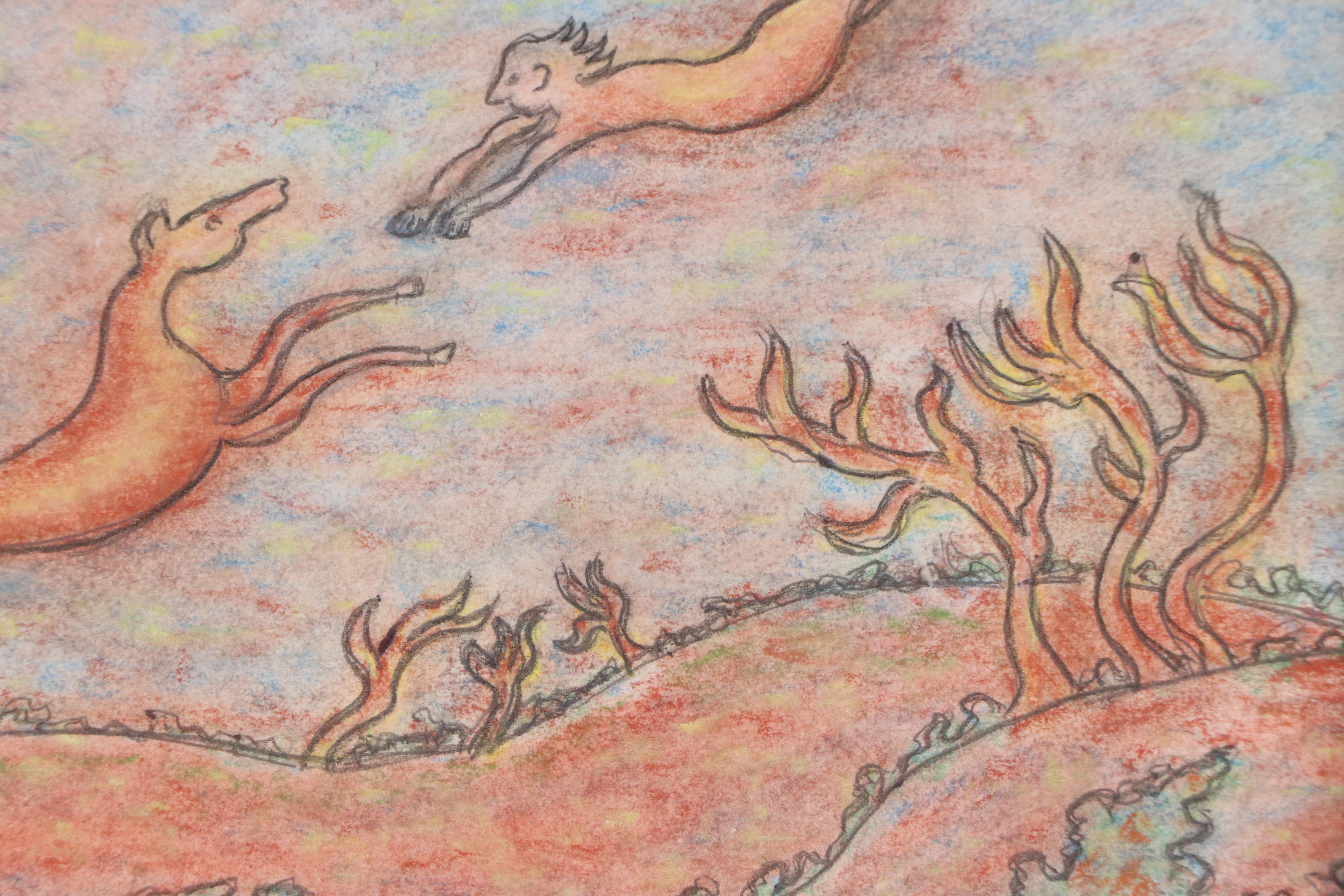 Frederick Arthur Yohe Drawing "Going Home," 2010