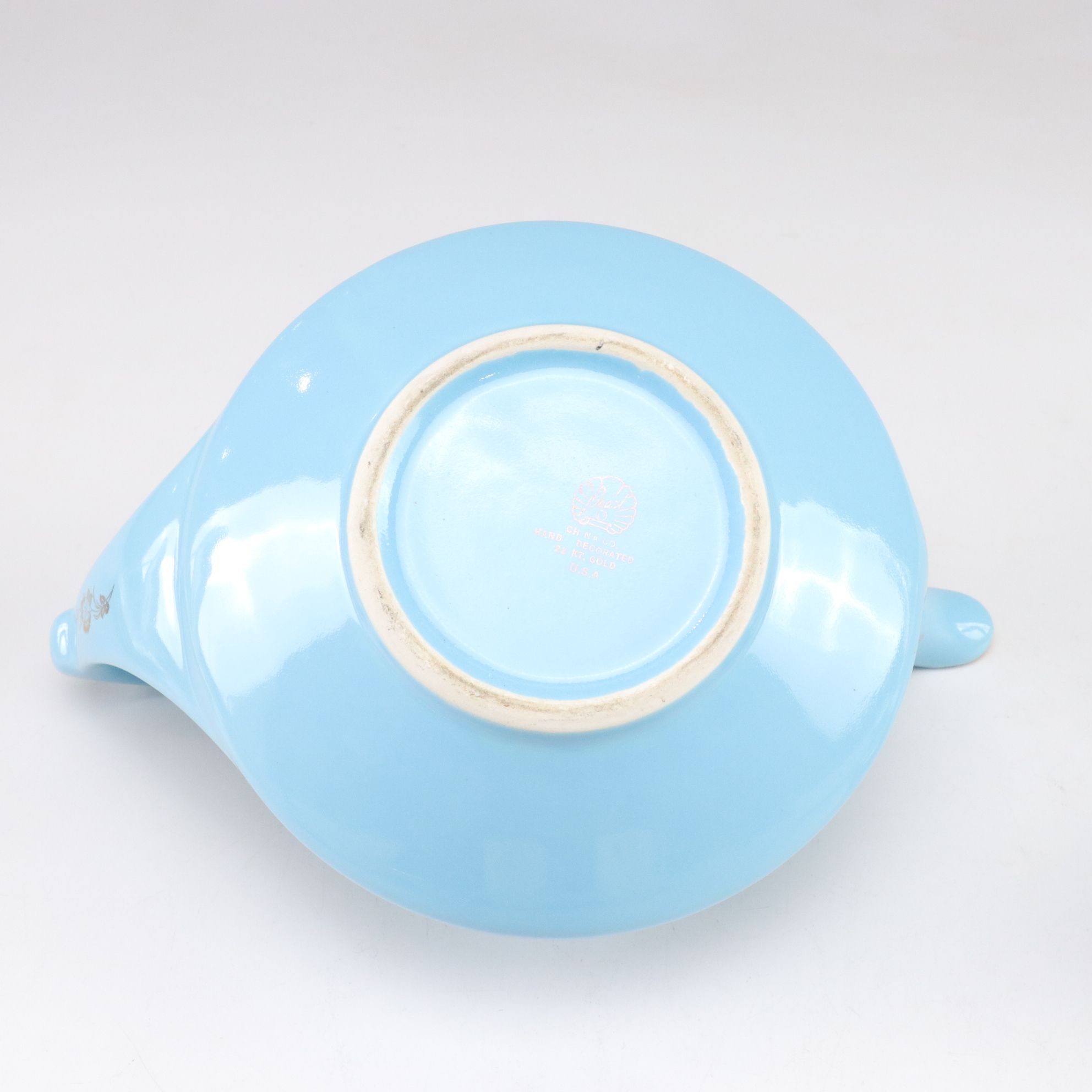 Porcelain Plates, Teapot & Serveware, Mid-20th Century