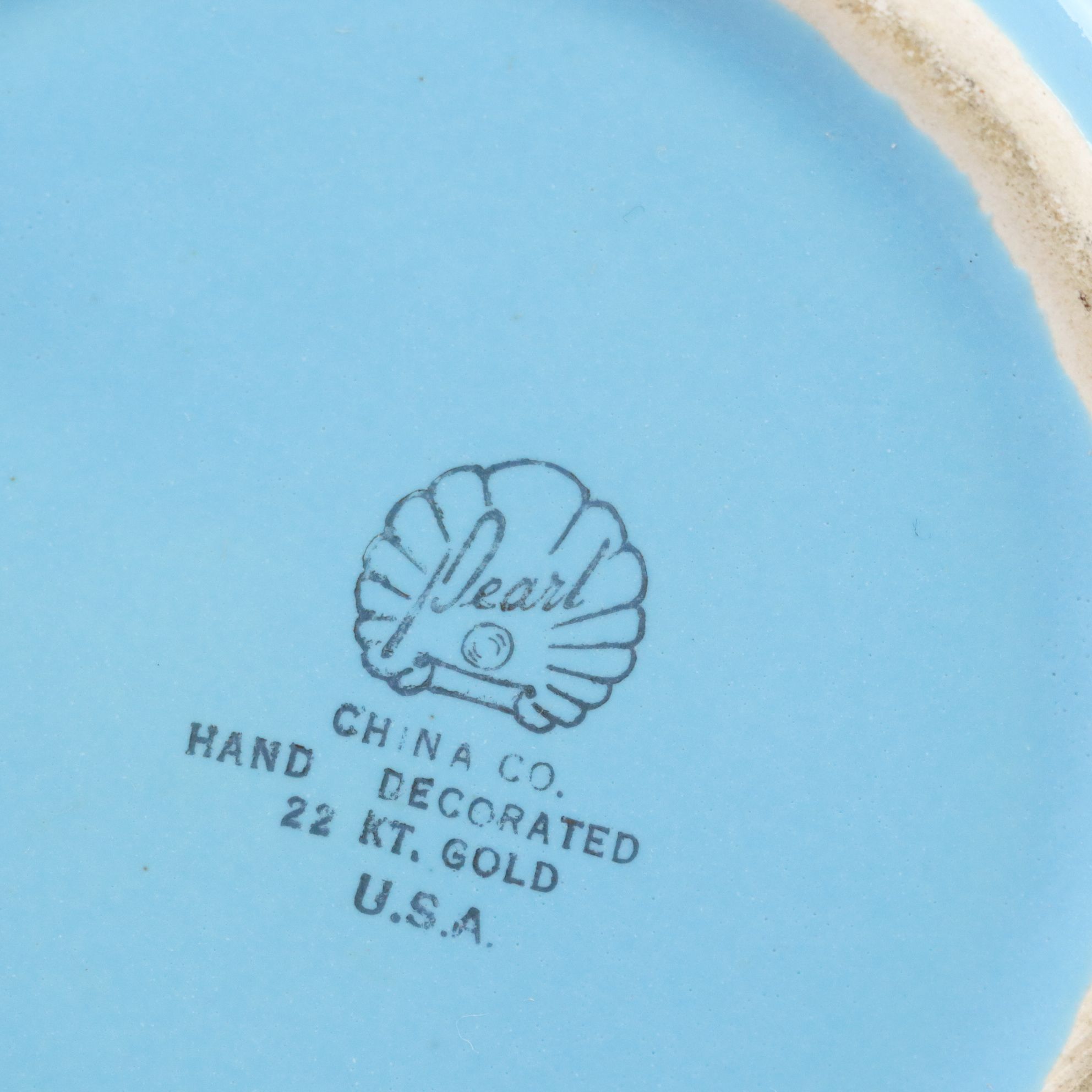 Porcelain Plates, Teapot & Serveware, Mid-20th Century