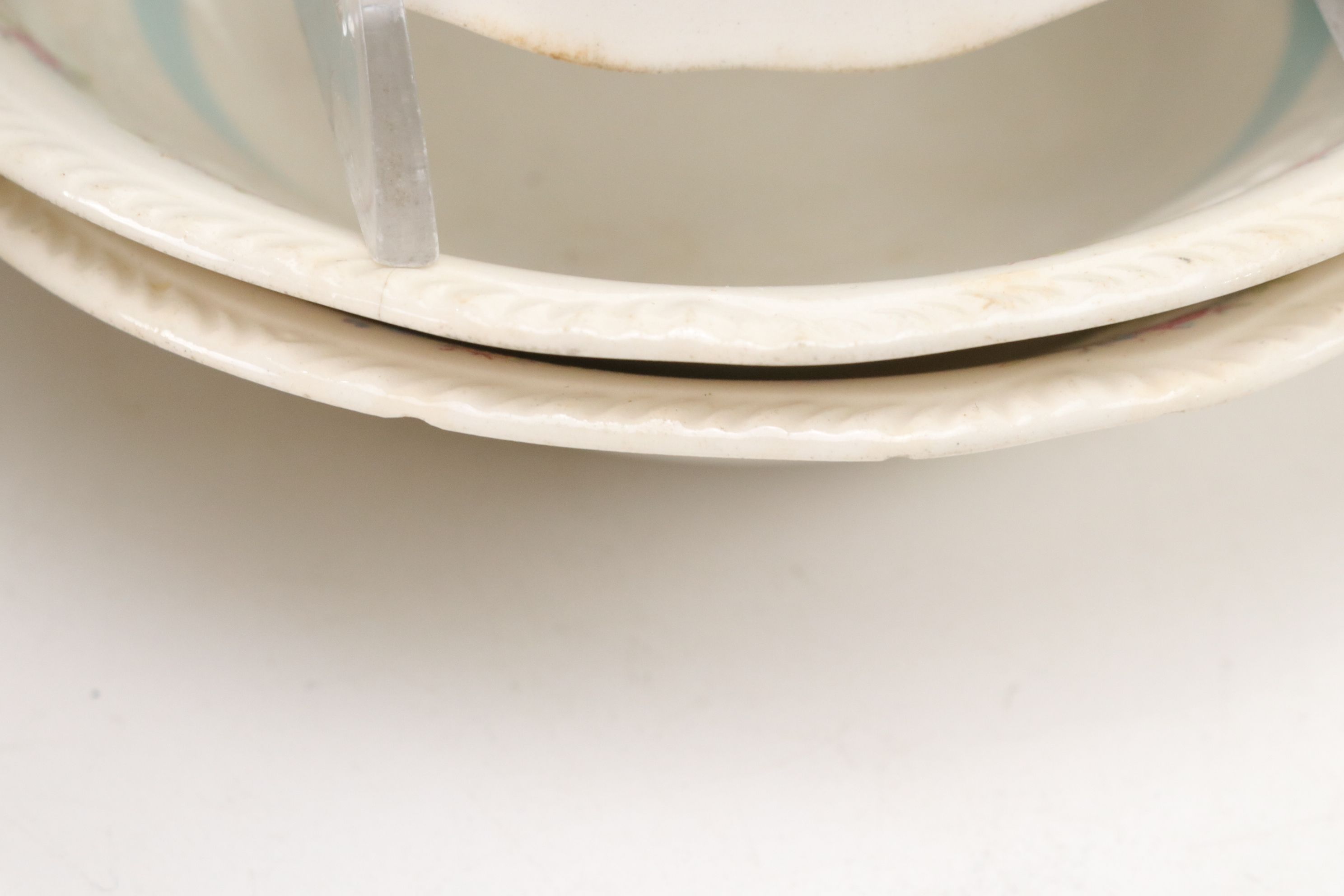Porcelain Plates, Teapot & Serveware, Mid-20th Century