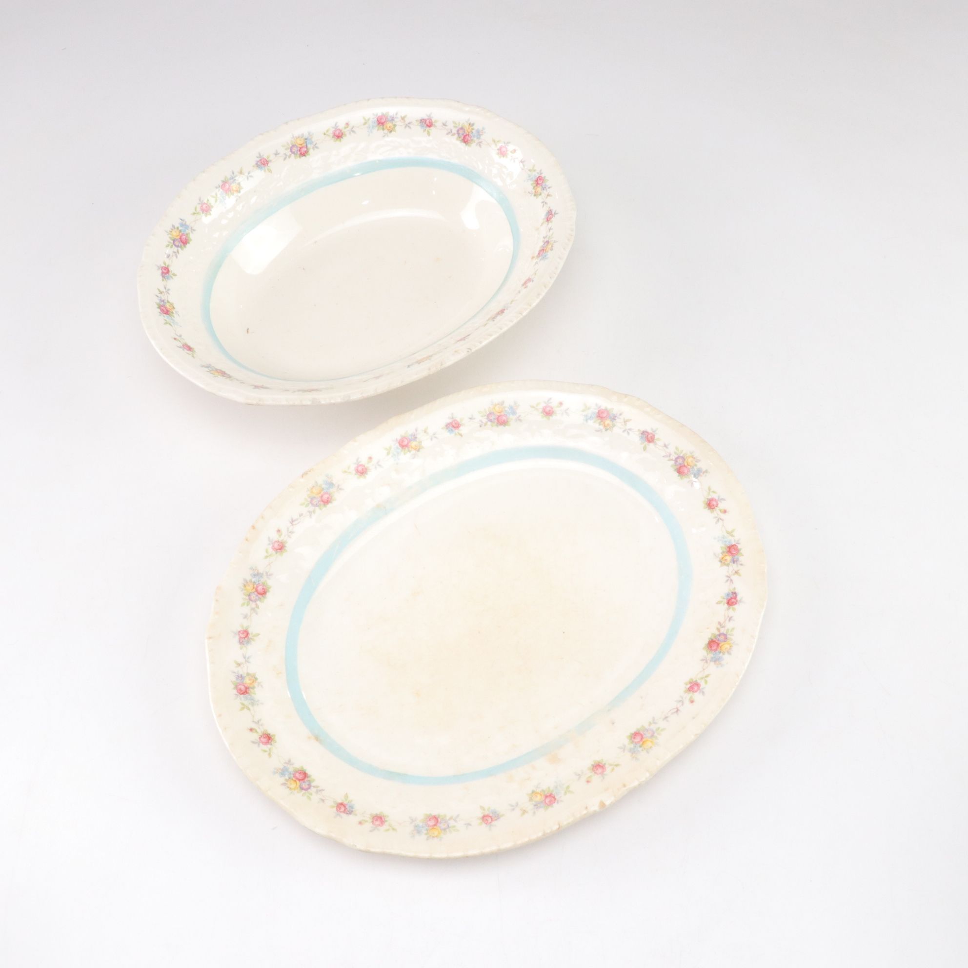 Porcelain Plates, Teapot & Serveware, Mid-20th Century