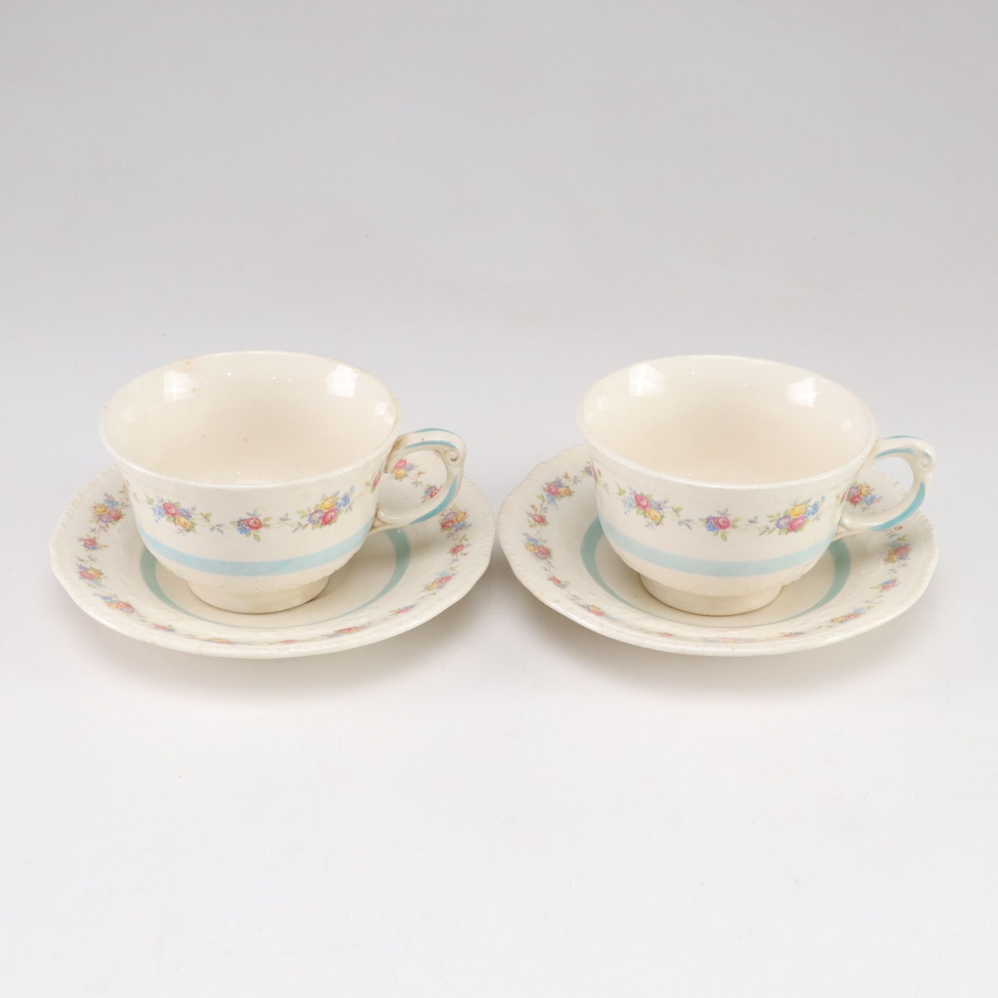Porcelain Plates, Teapot & Serveware, Mid-20th Century