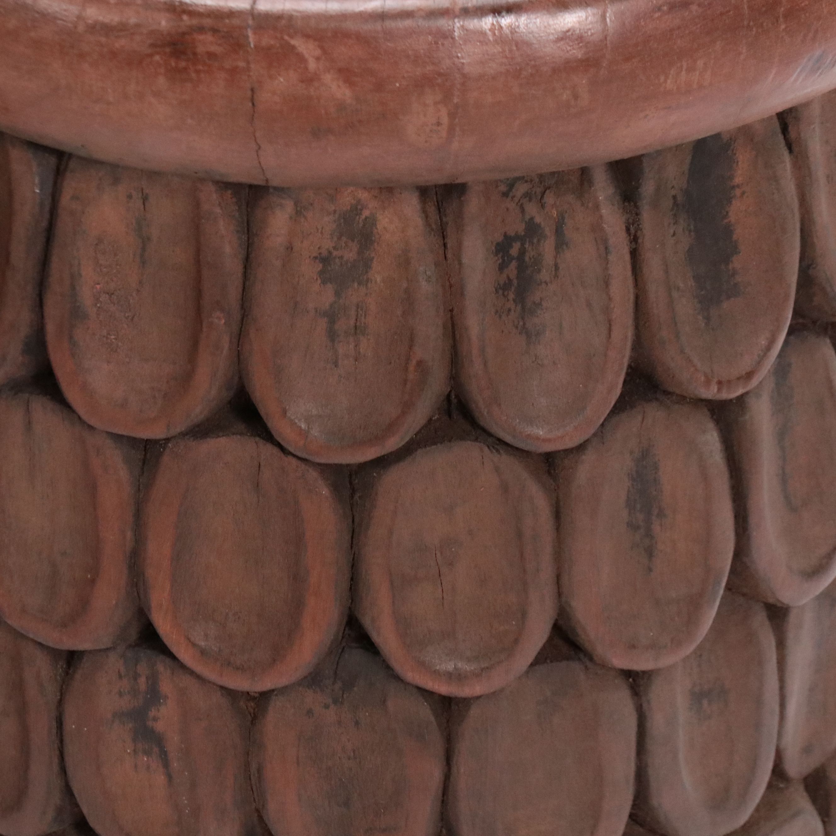 Pair of African Bamileke Wooden Stools or Tables