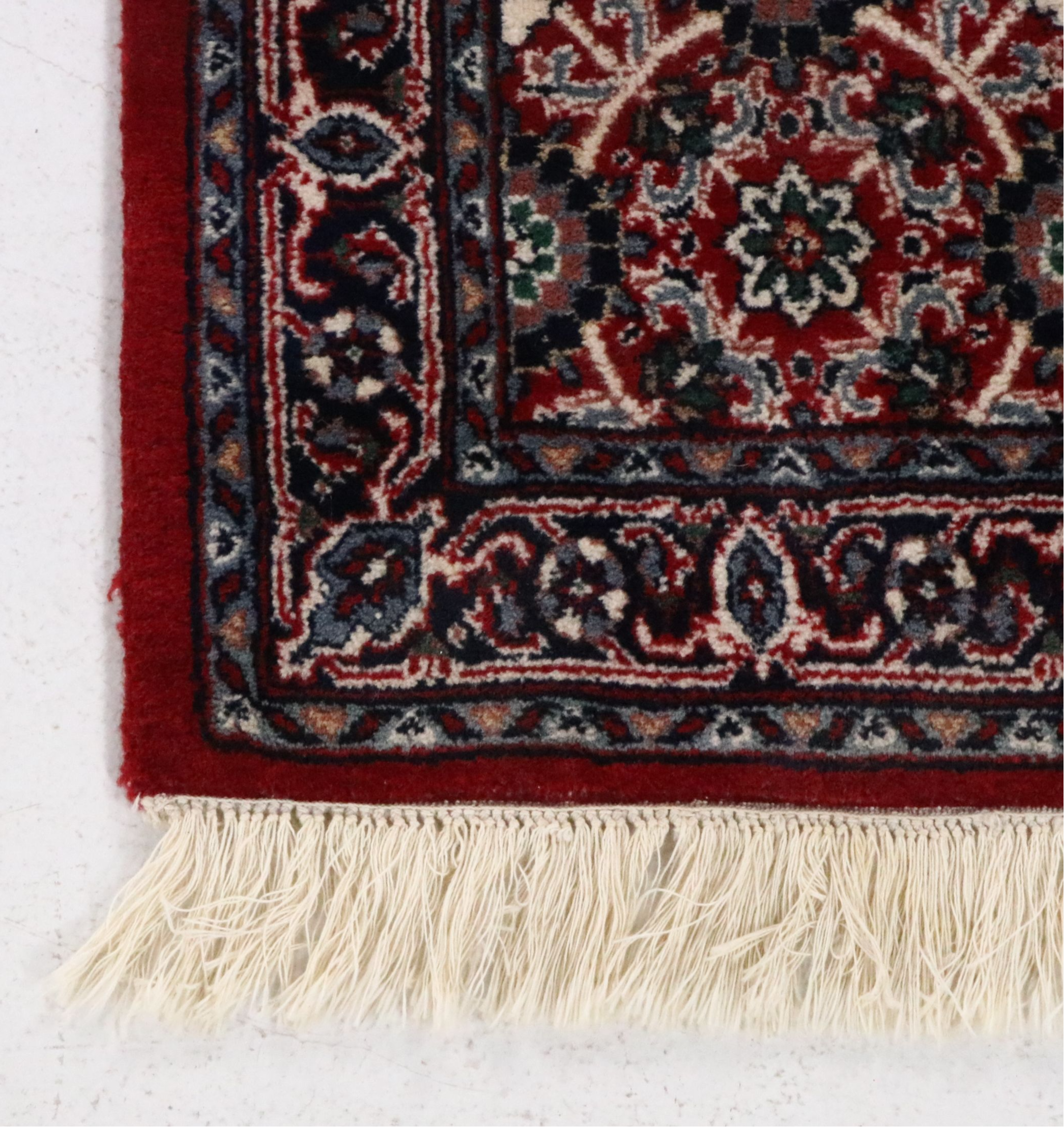 Two Hand-Knotted Indo-Persian Accent Rugs