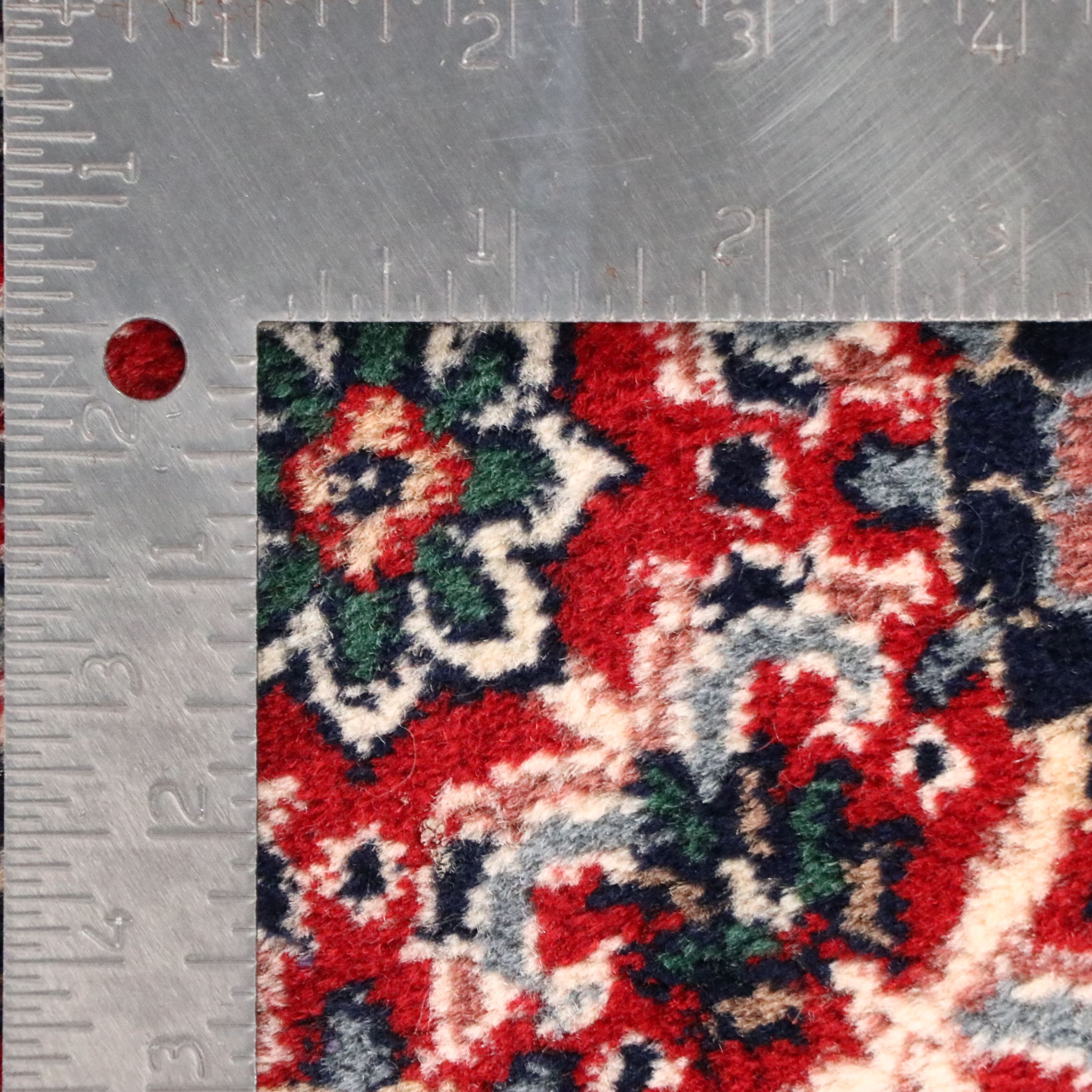 Two Hand-Knotted Indo-Persian Accent Rugs