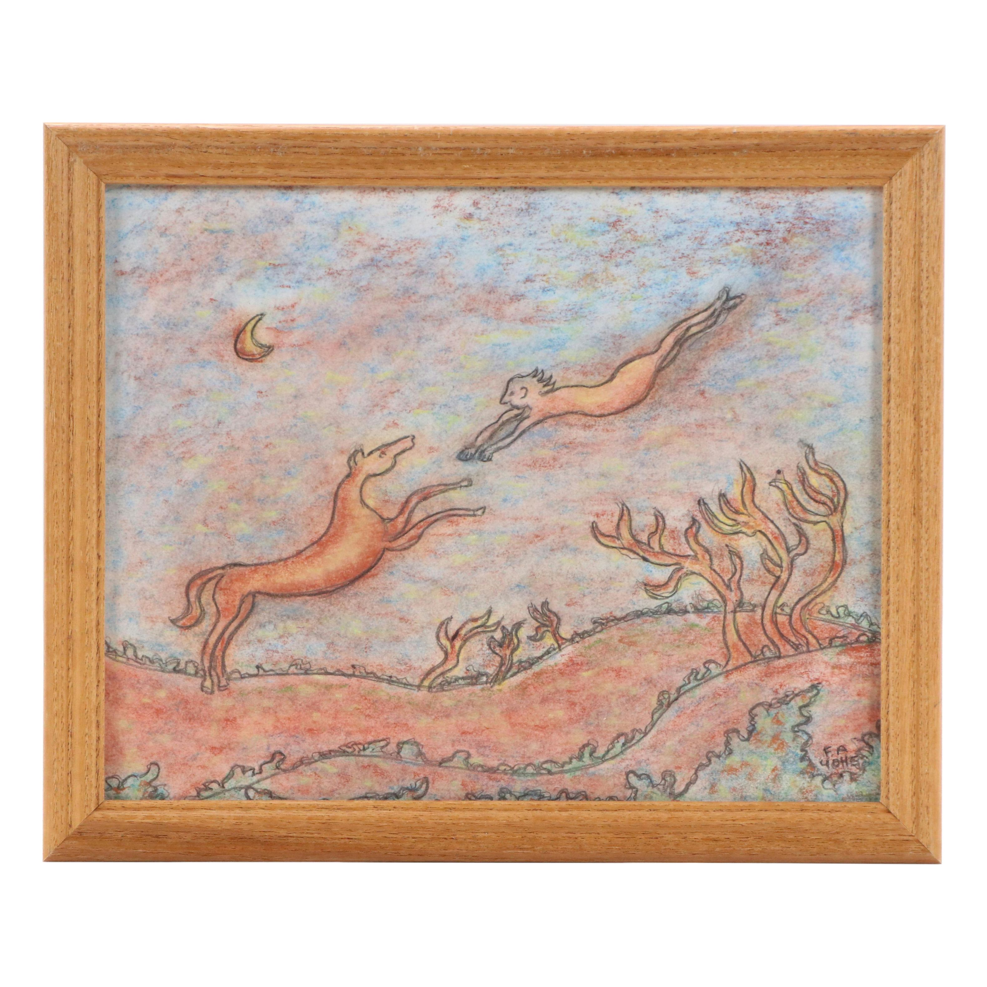 Frederick Arthur Yohe Drawing "Going Home," 2010