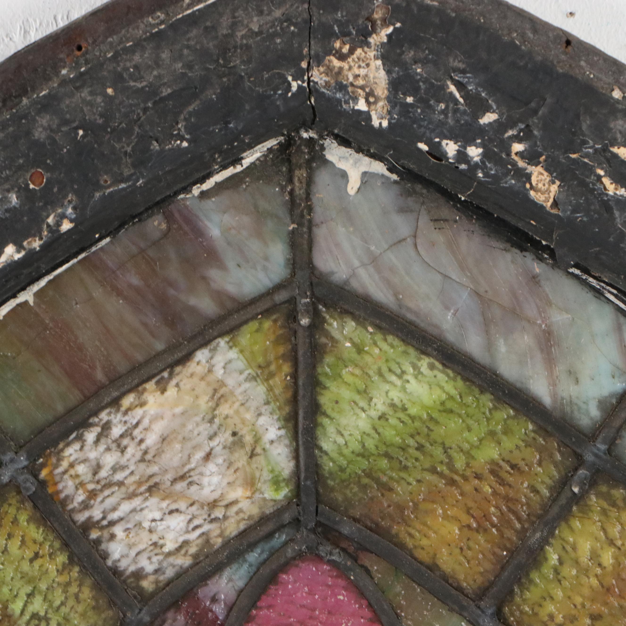 Gothic Style Leaded Stained Glass Lancet Cathedral Windows