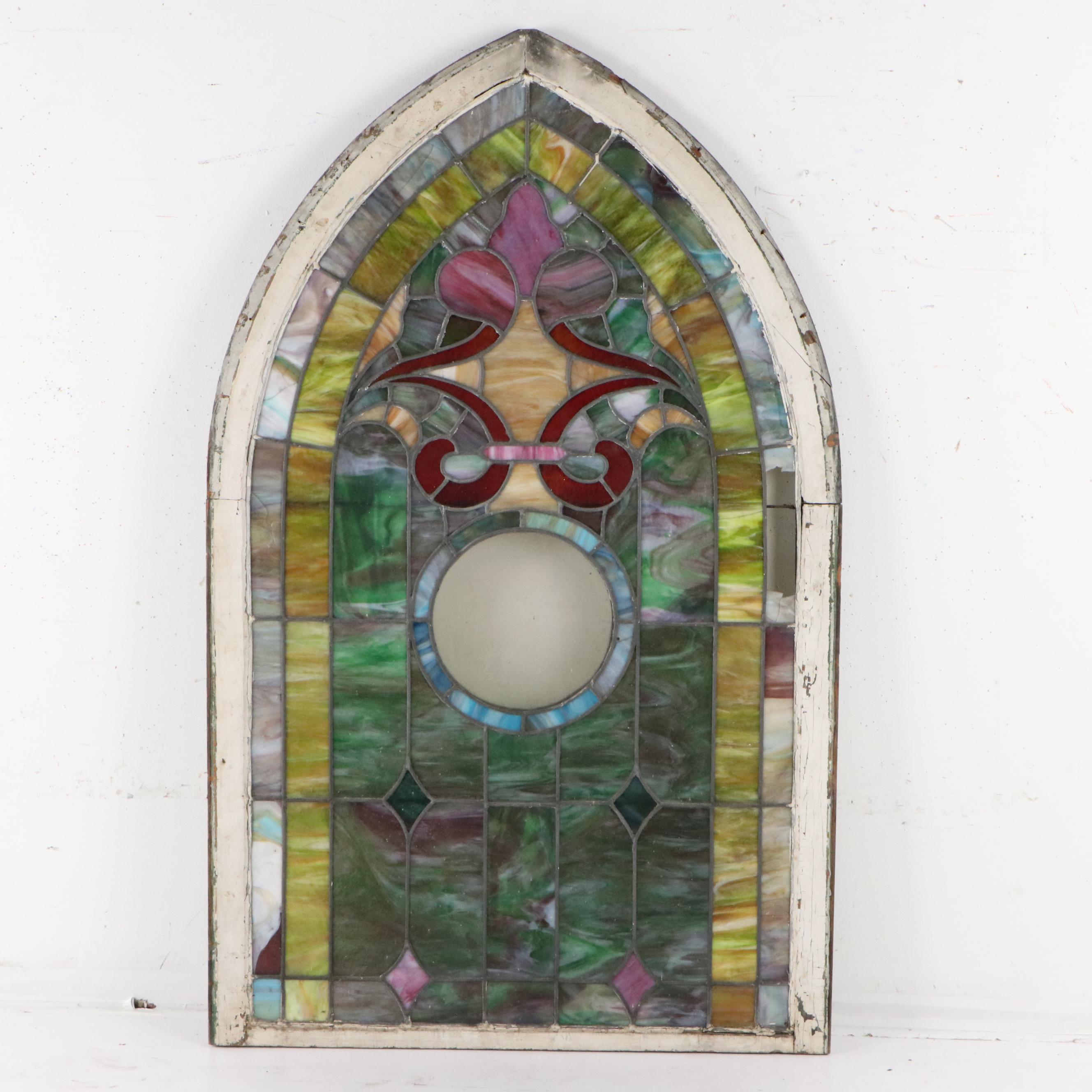 Gothic Style Leaded Stained Glass Lancet Cathedral Windows