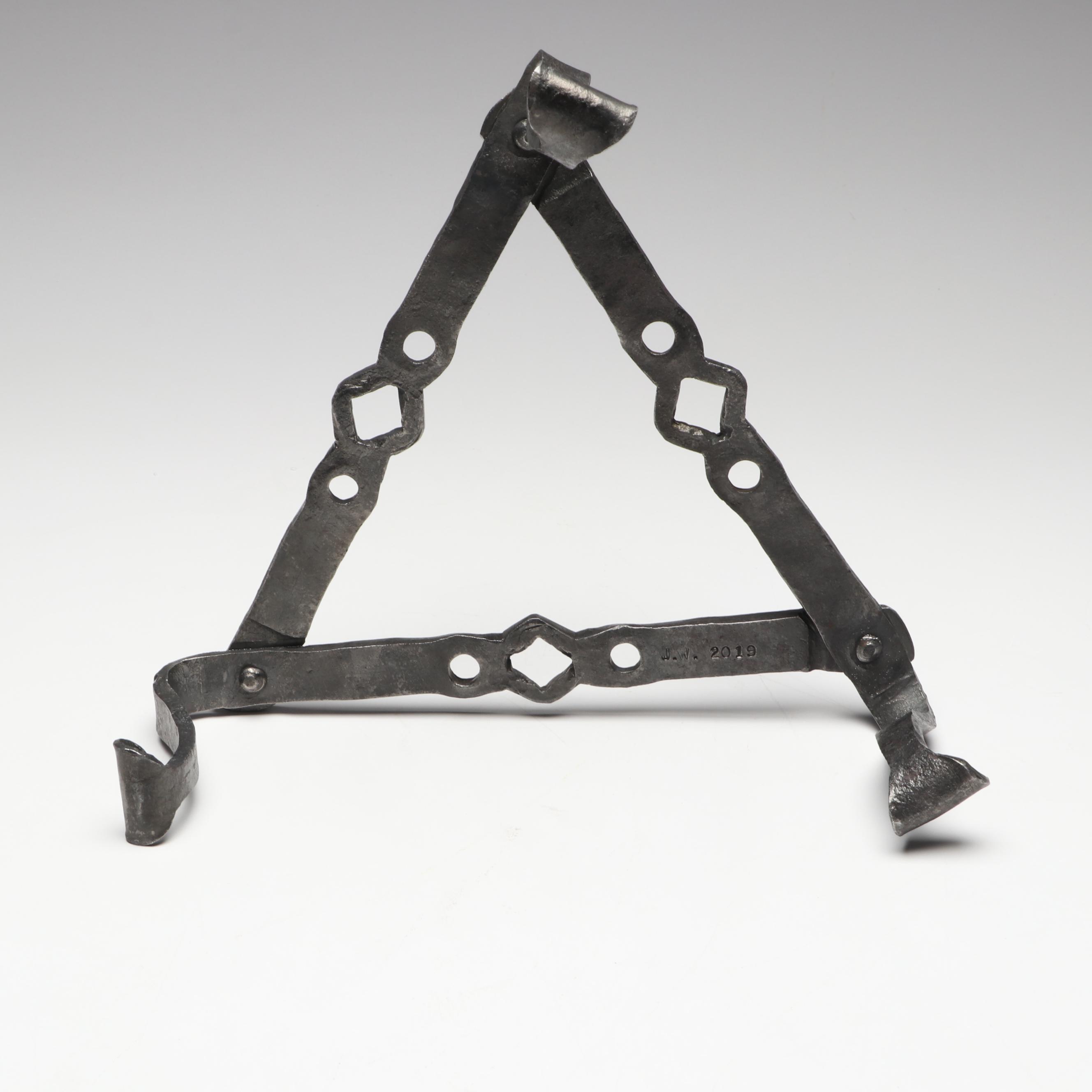 John Wright Hand-Forged Triangular Trivet