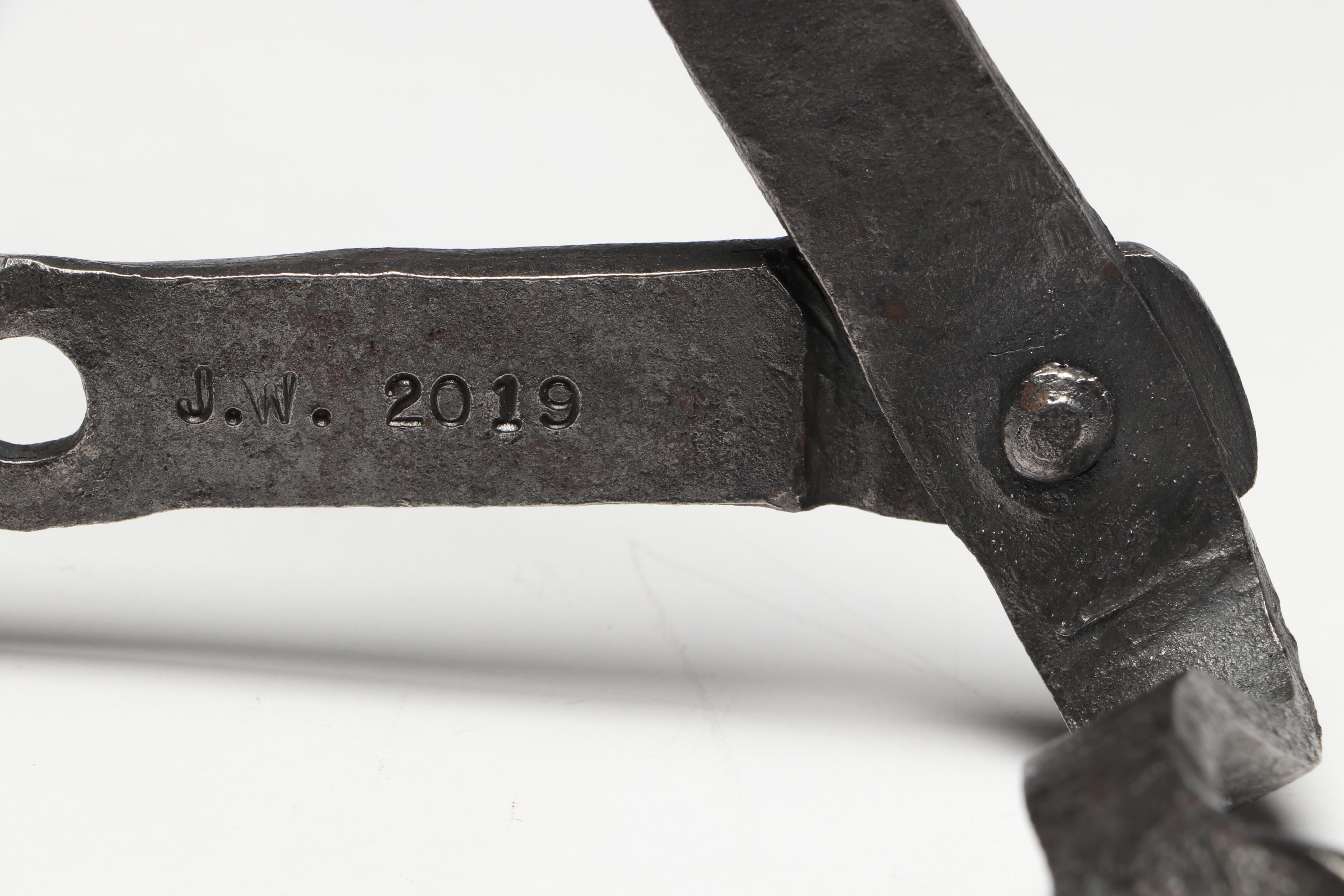 John Wright Hand-Forged Triangular Trivet