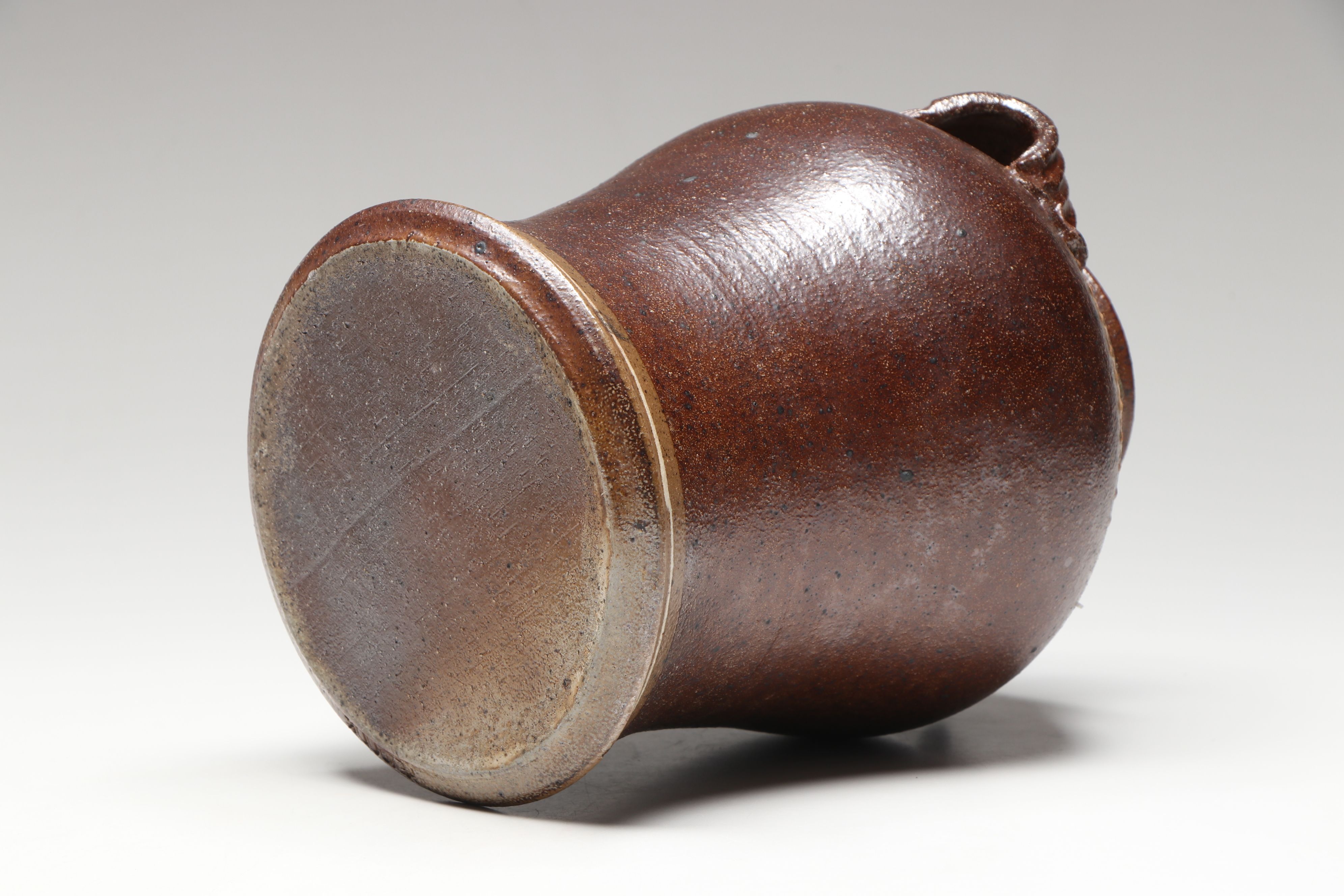 Lee Rexrode Stoneware with Other Artist Signed Art Pottery Vases